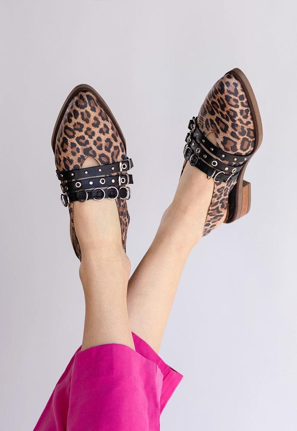 Zapato Mujer / Fior Print Negro-0