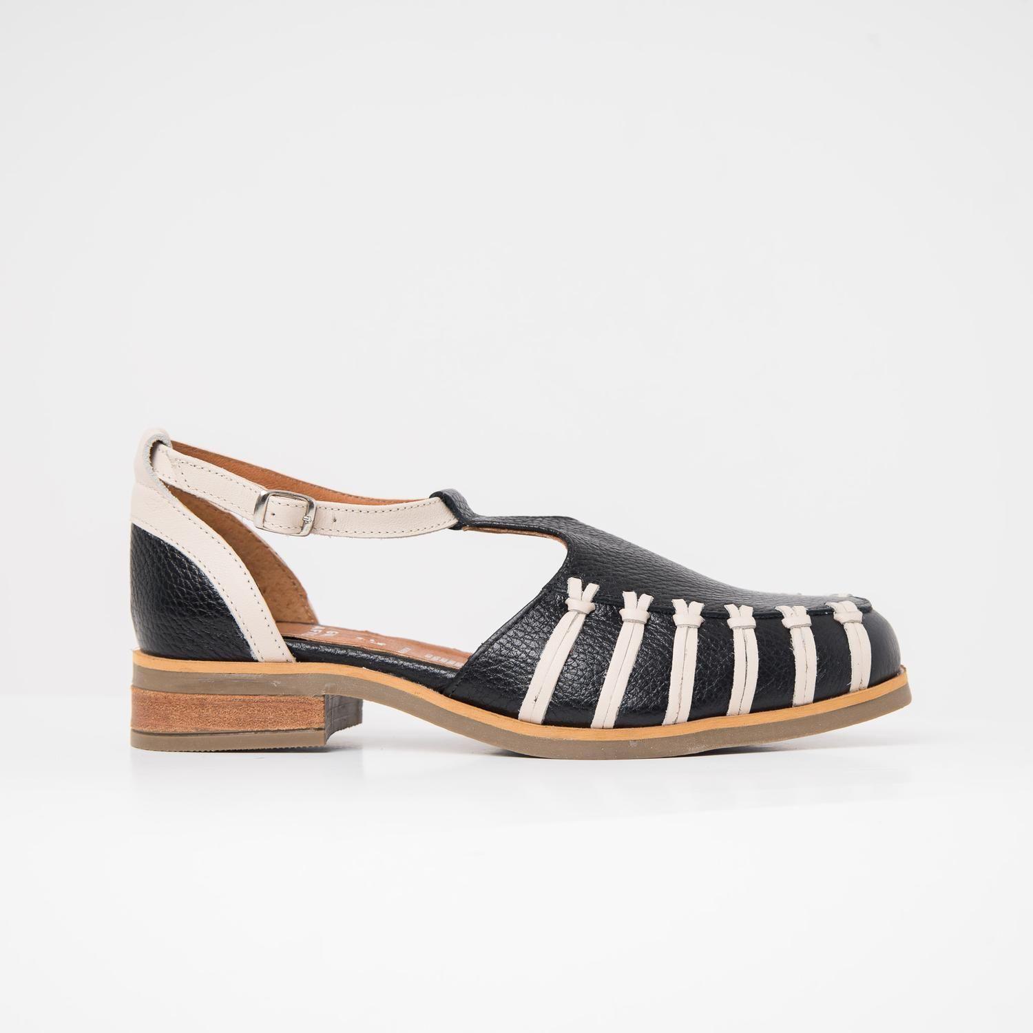 Zapato Mujer / Duna Negro Beige-0