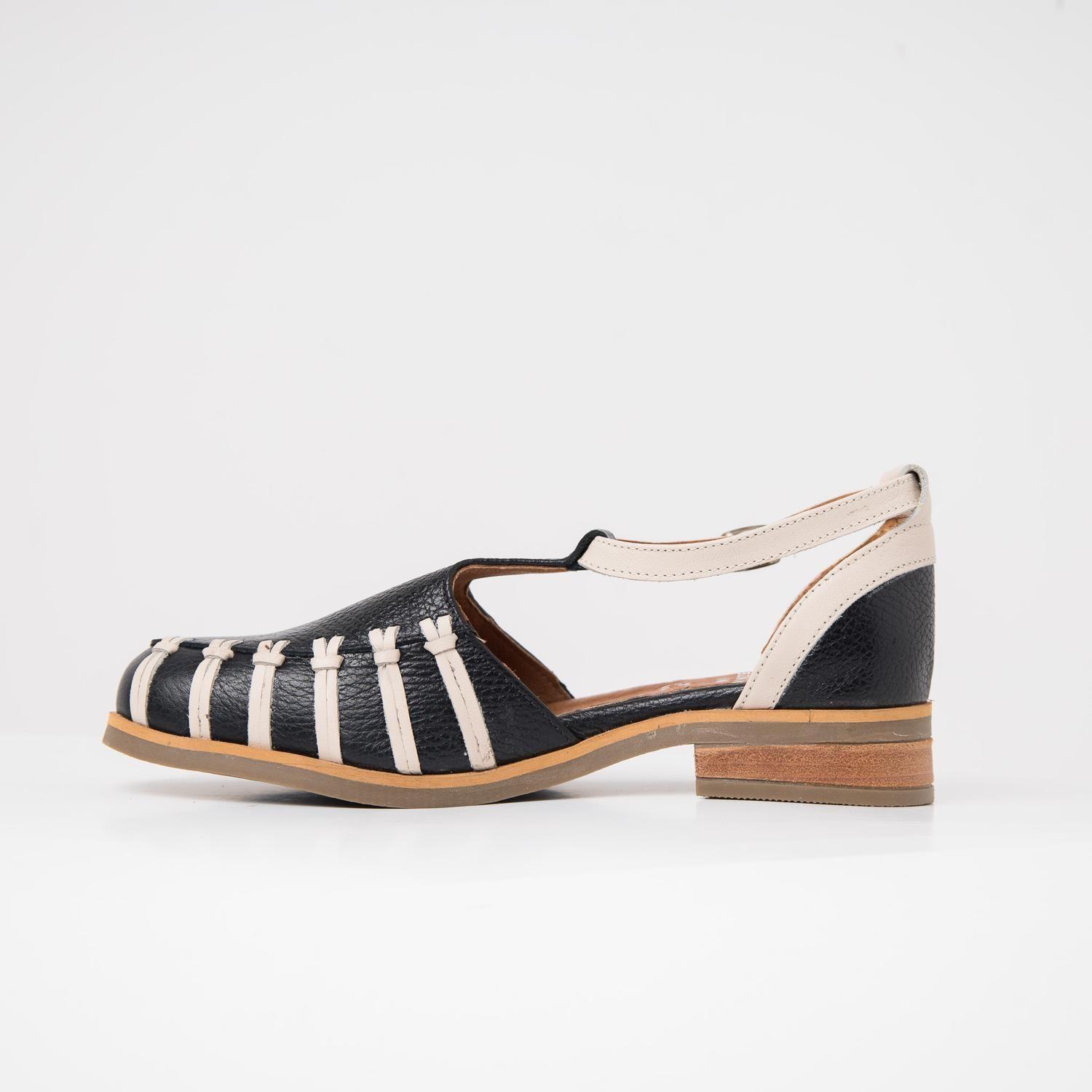 Zapato Mujer / Duna Negro Beige-2
