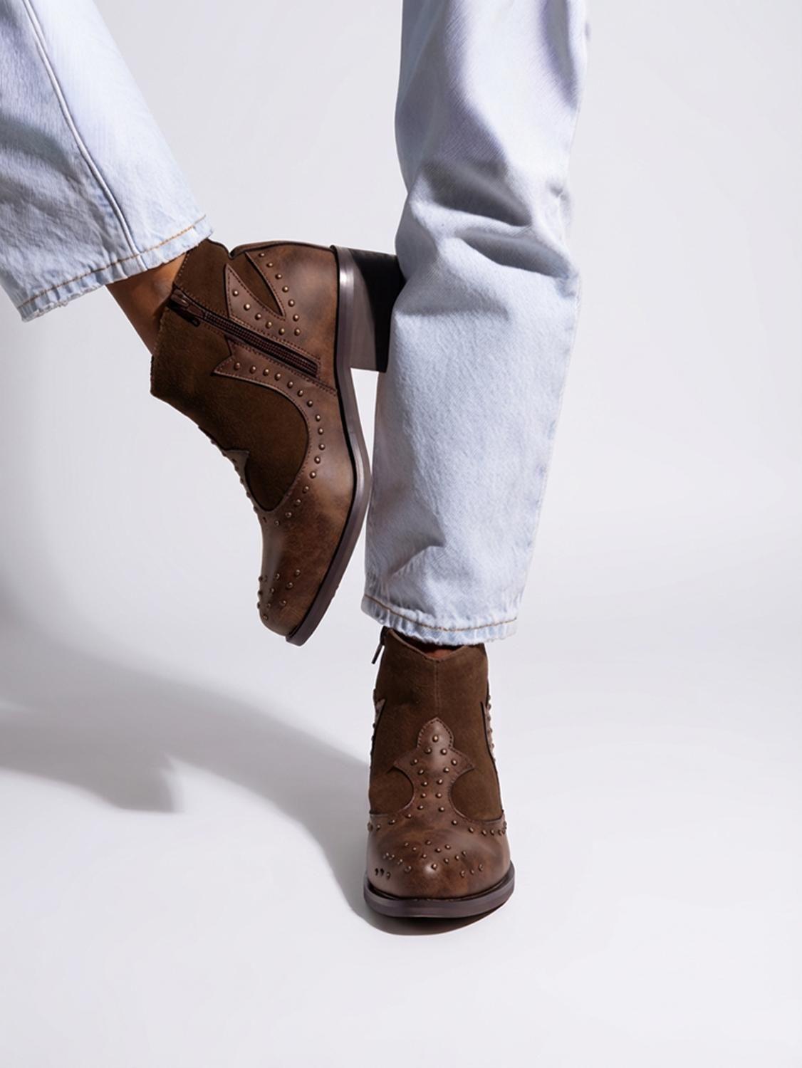 Botines Mujer / Alca Café-1