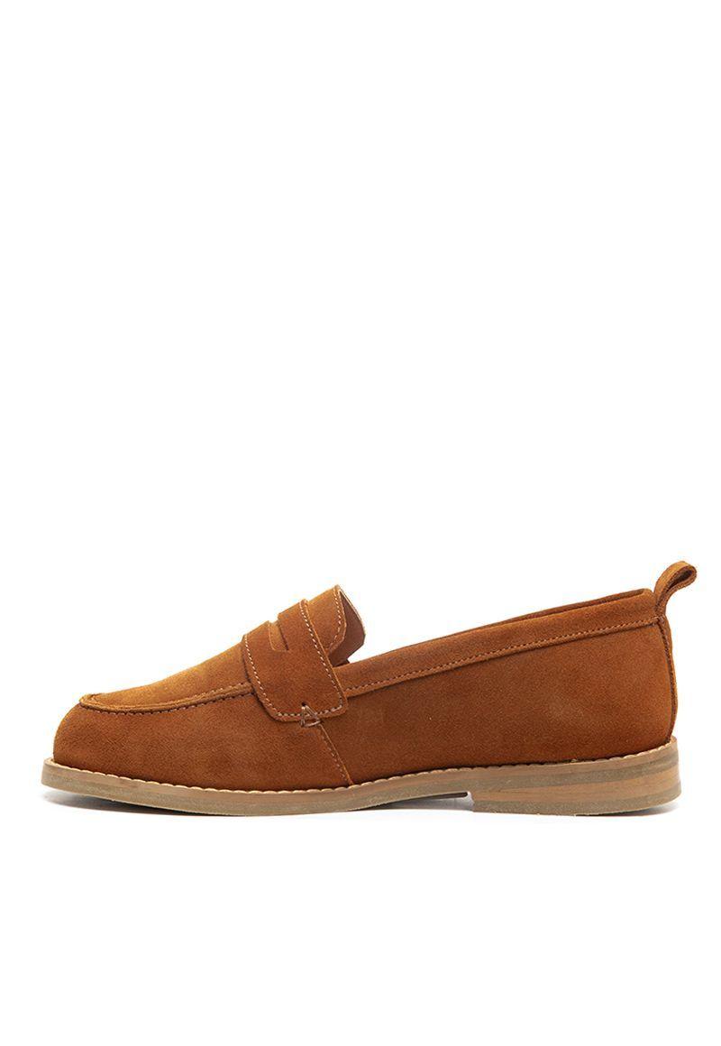 Mocasin De Cuero Coligue C1 Camel Giani Dafirenze-4