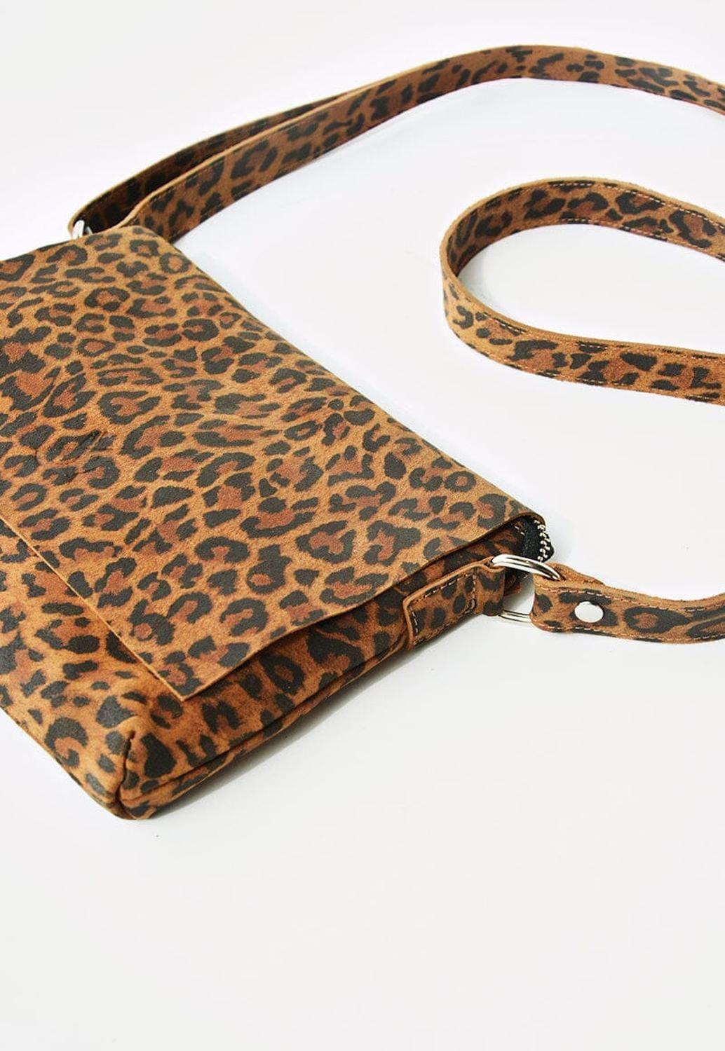 Bandolera Mujer De Cuero Thea Print C3-5