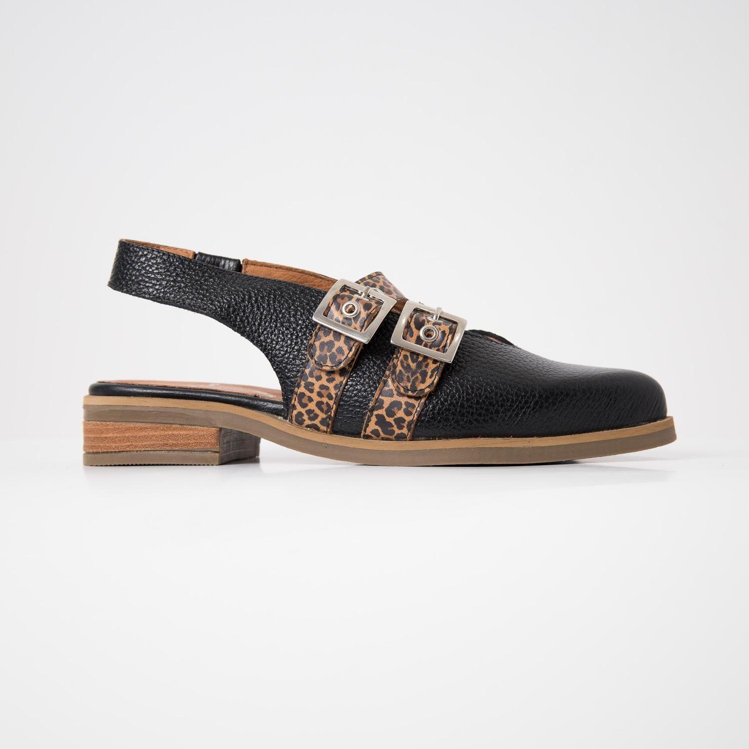 Zapato Mujer / Estrilda Negro Leopardo-0