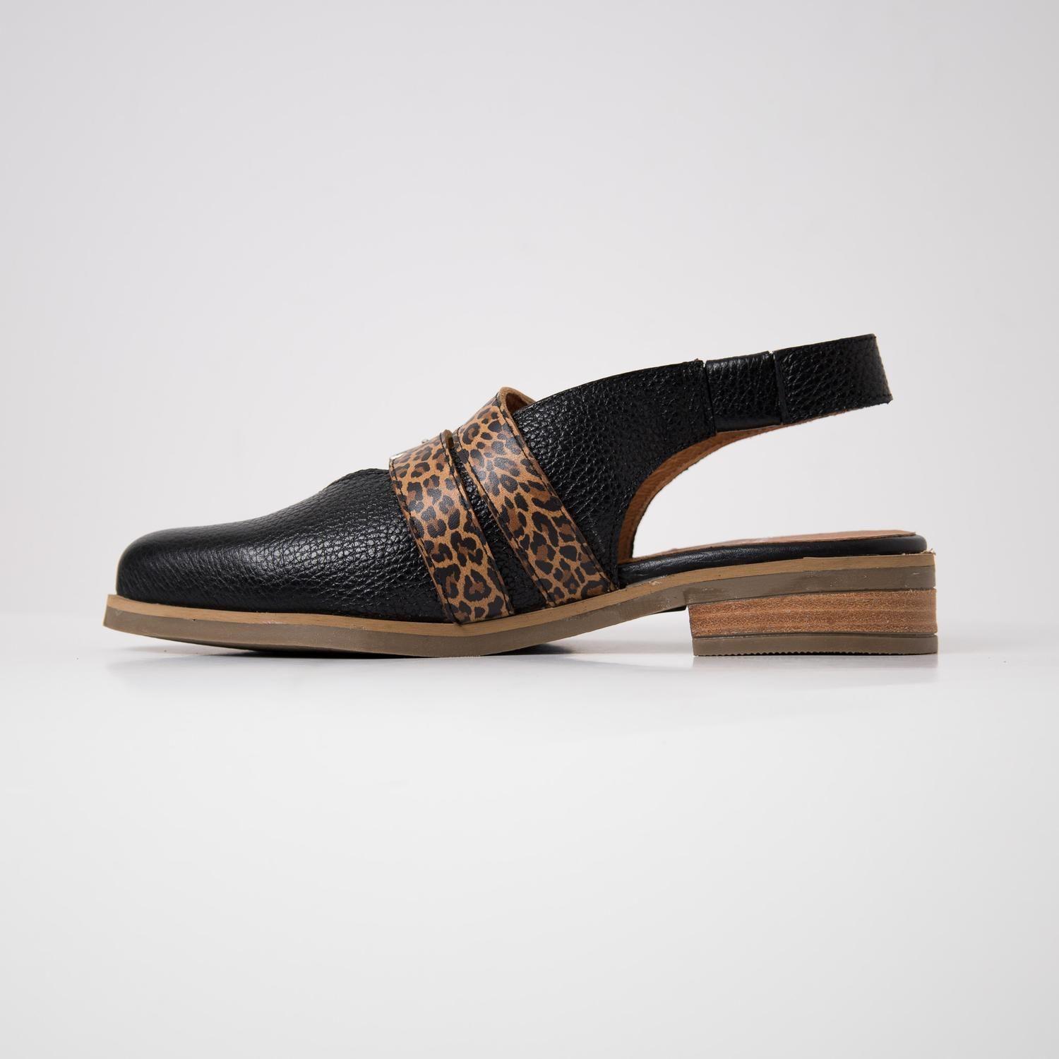 Zapato Mujer / Estrilda Negro Leopardo-2