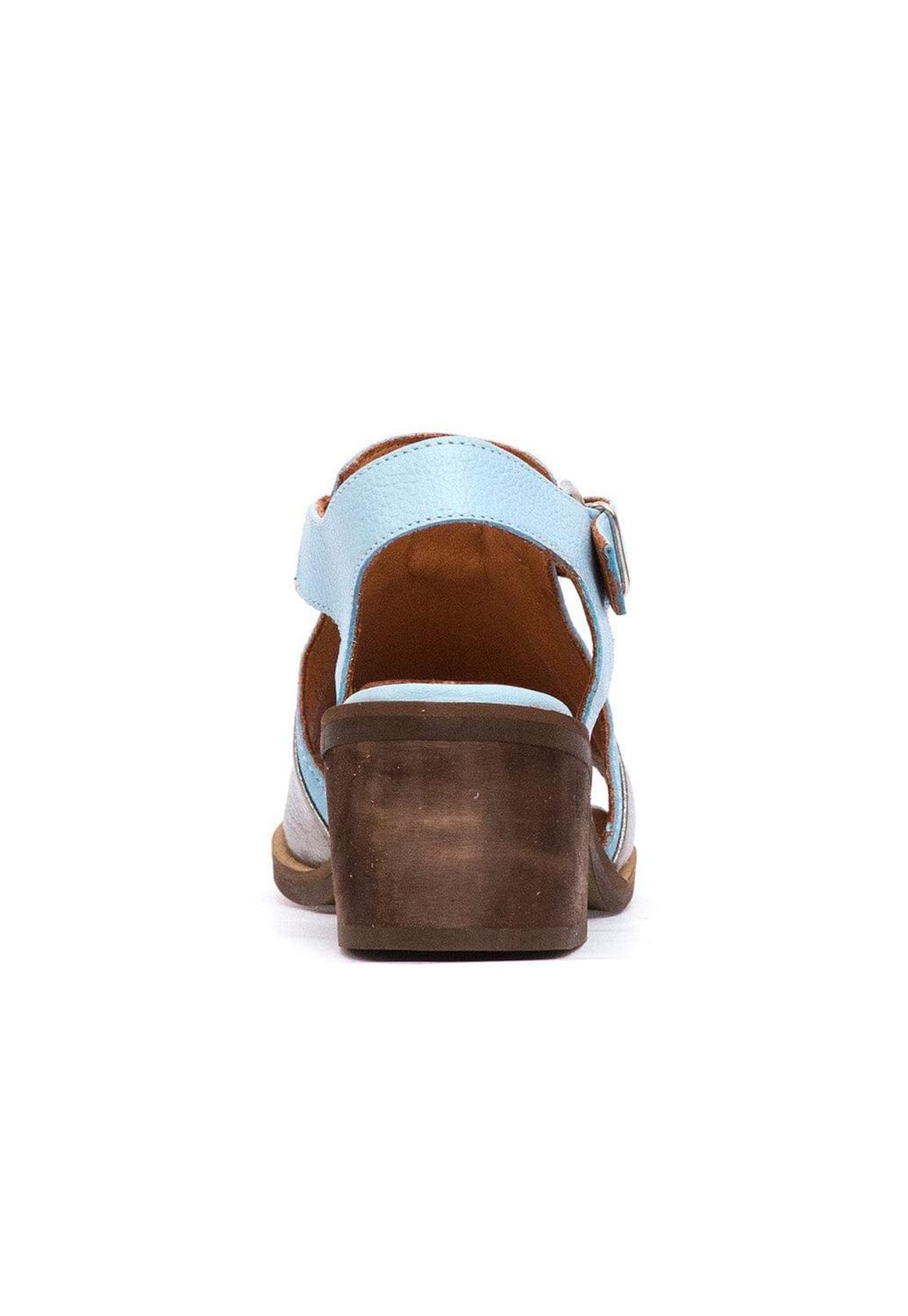 Sandalia Mujer / Guanay Metalico Celeste-4