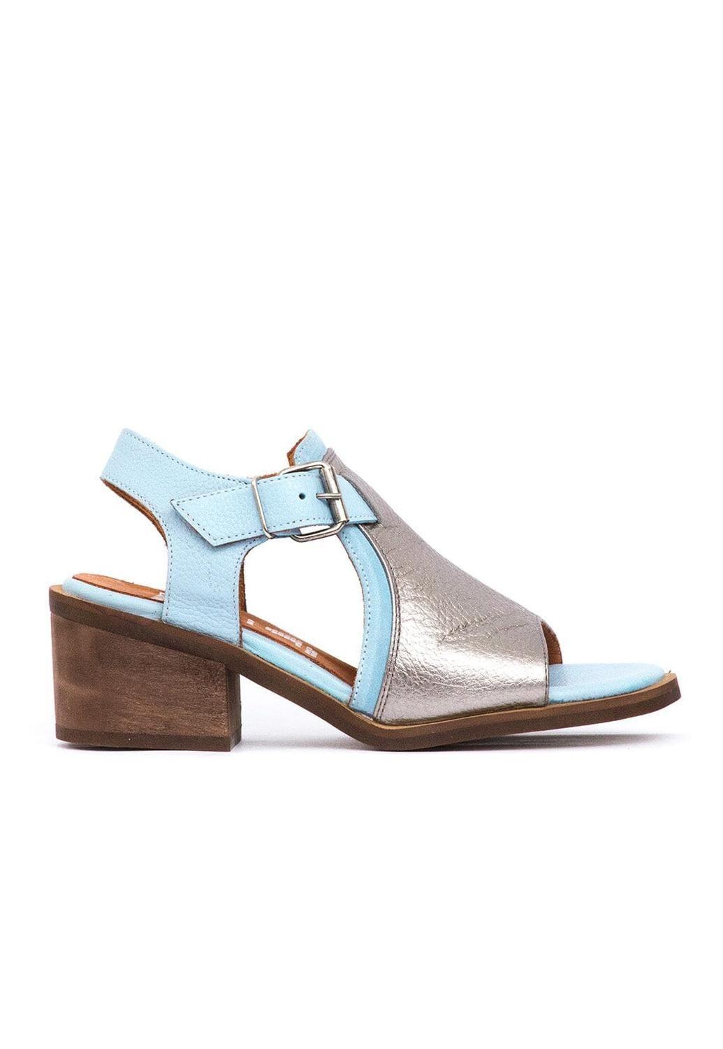 Sandalia Mujer / Guanay Metalico Celeste-0