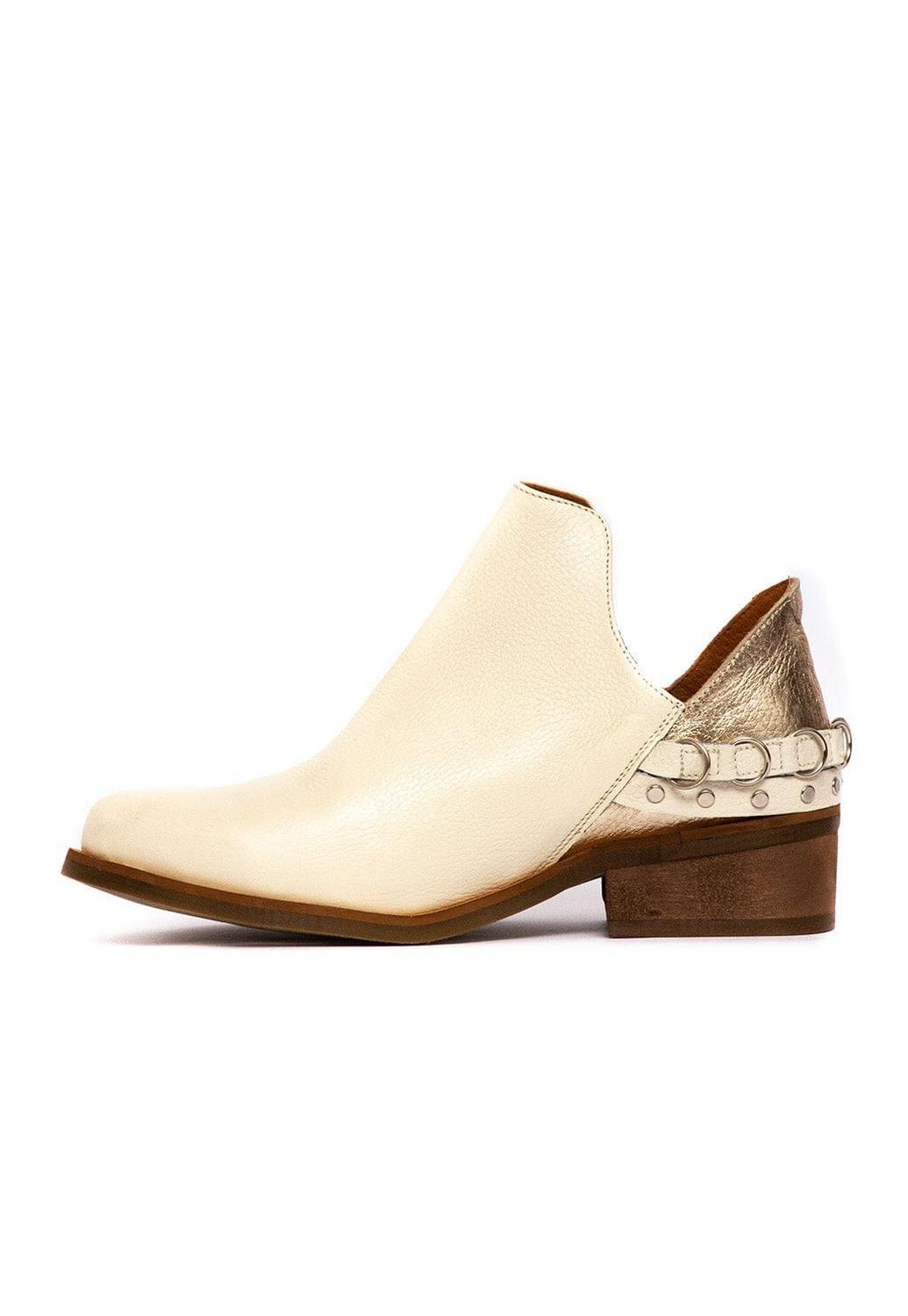 Botin Mujer / Cala Beige Niquel-3