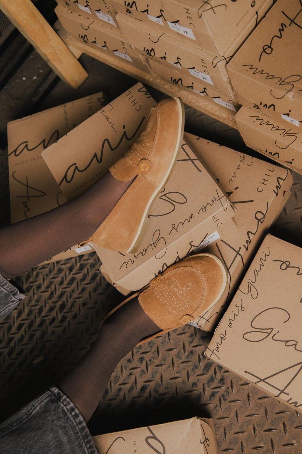 Mocasin Cuero Mujer  Junco Taupe-3