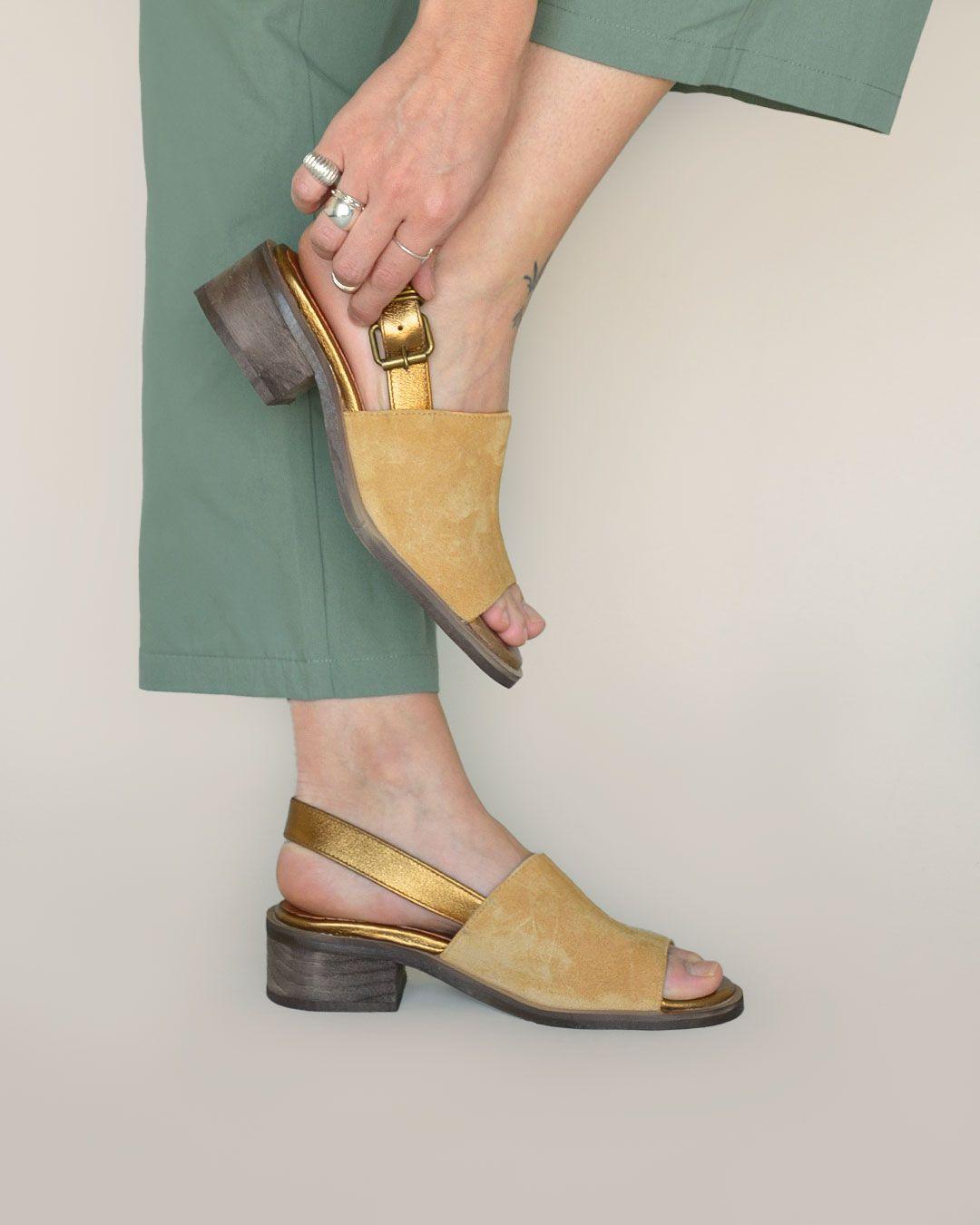 Sandalias De Cuero Ailanto C2 Beige Giani Dafirenze-1