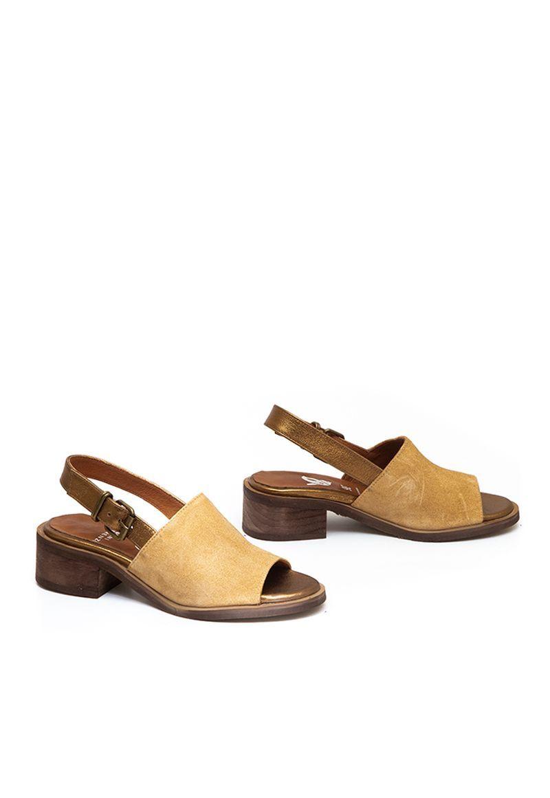 Sandalias De Cuero Ailanto C2 Beige Giani Dafirenze-2