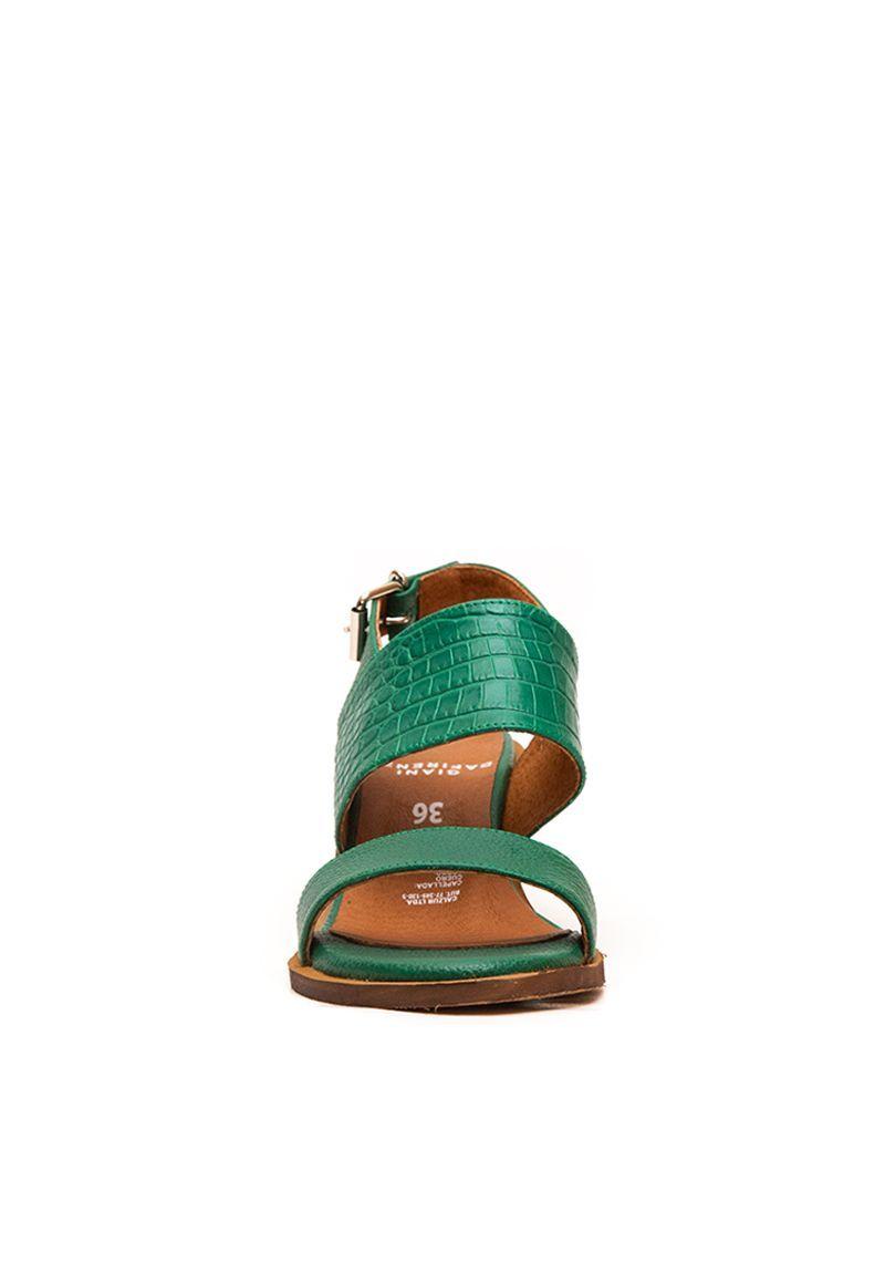 Sandalia De Cuero Adelia C12 Verde Giani Dafirenze-3