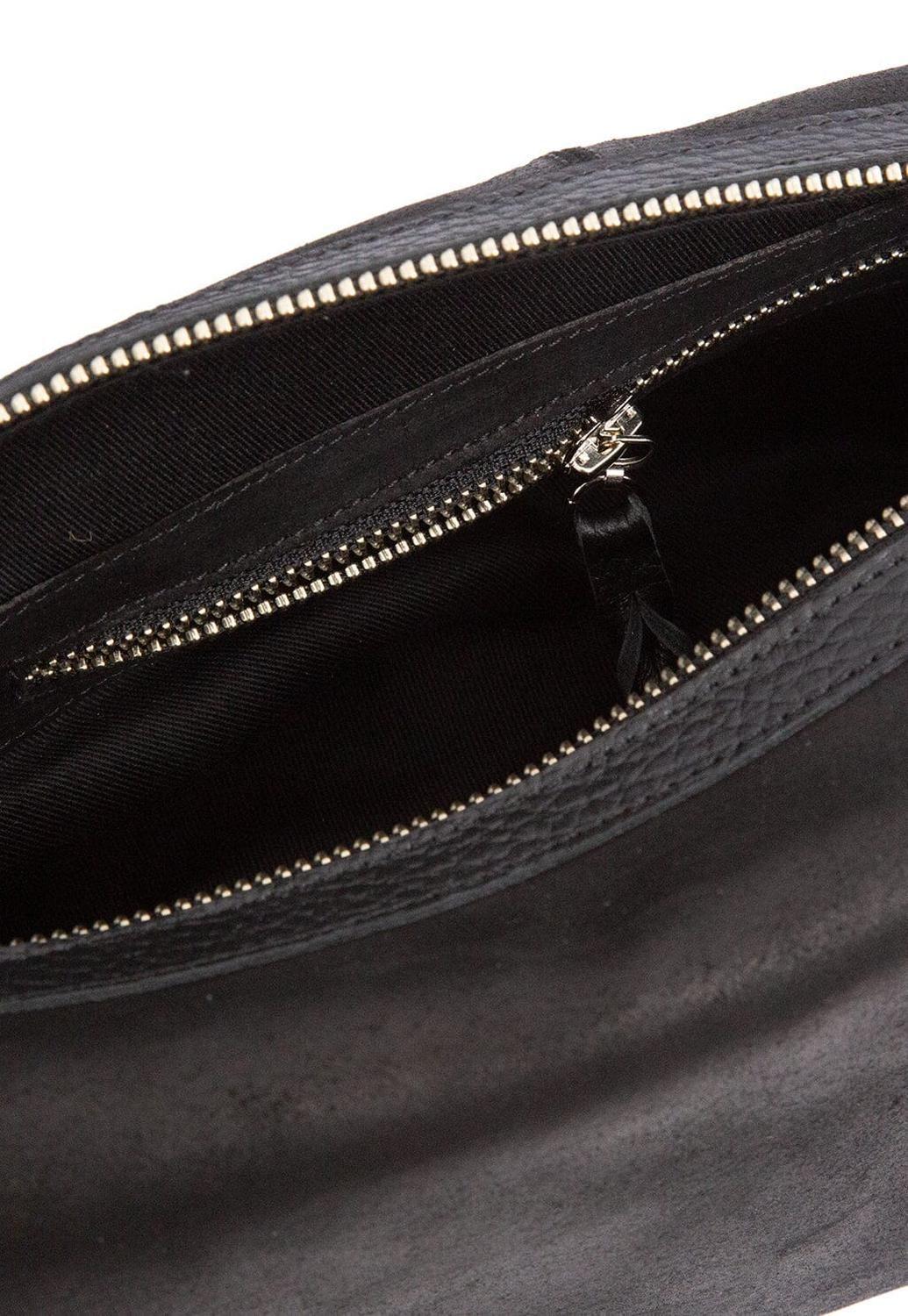 Cartera Mujer De Cuero Artemisa Negro C1-3