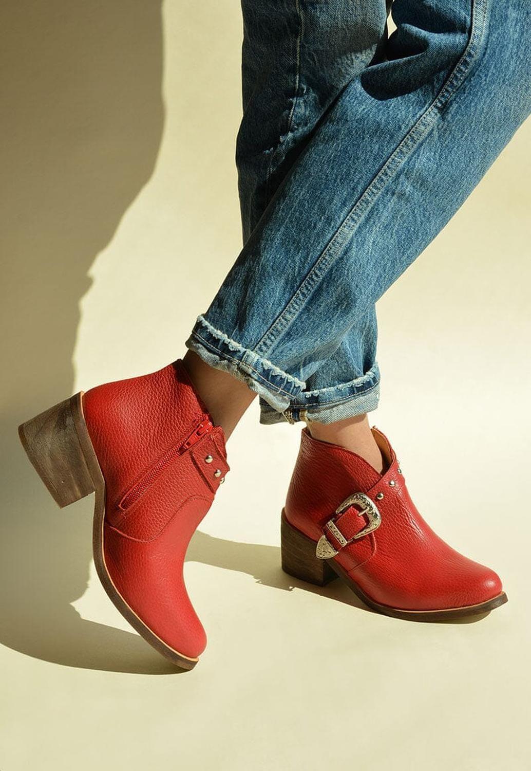 Botin Mujer / Berta Rojo-3