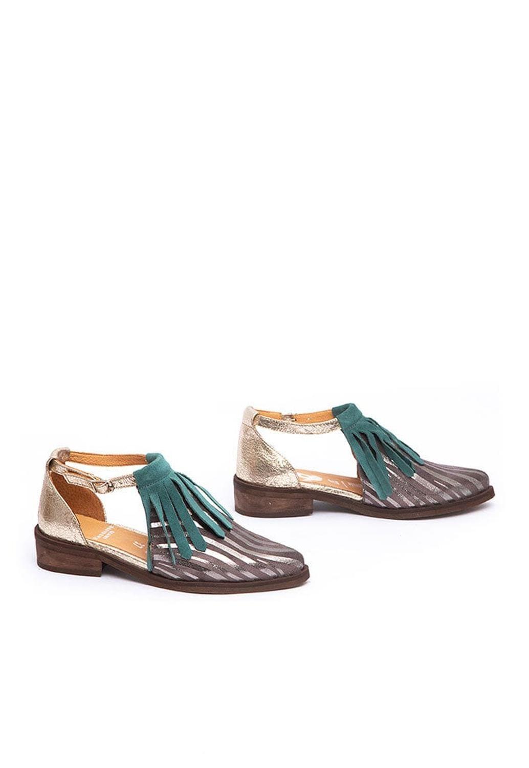 Zapato Mujer / Manly Niquel Menta-1