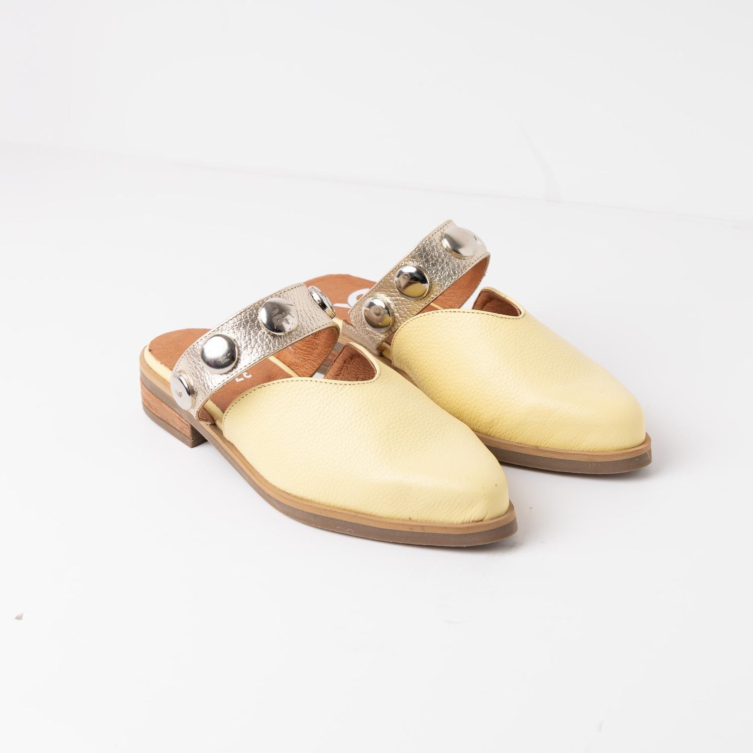 Babucha Mujer / Pibi Amarillo Niquel-1