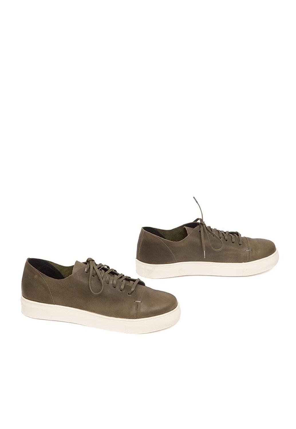 Zapatilla Hombre De Cuero Toro Verde C2-4