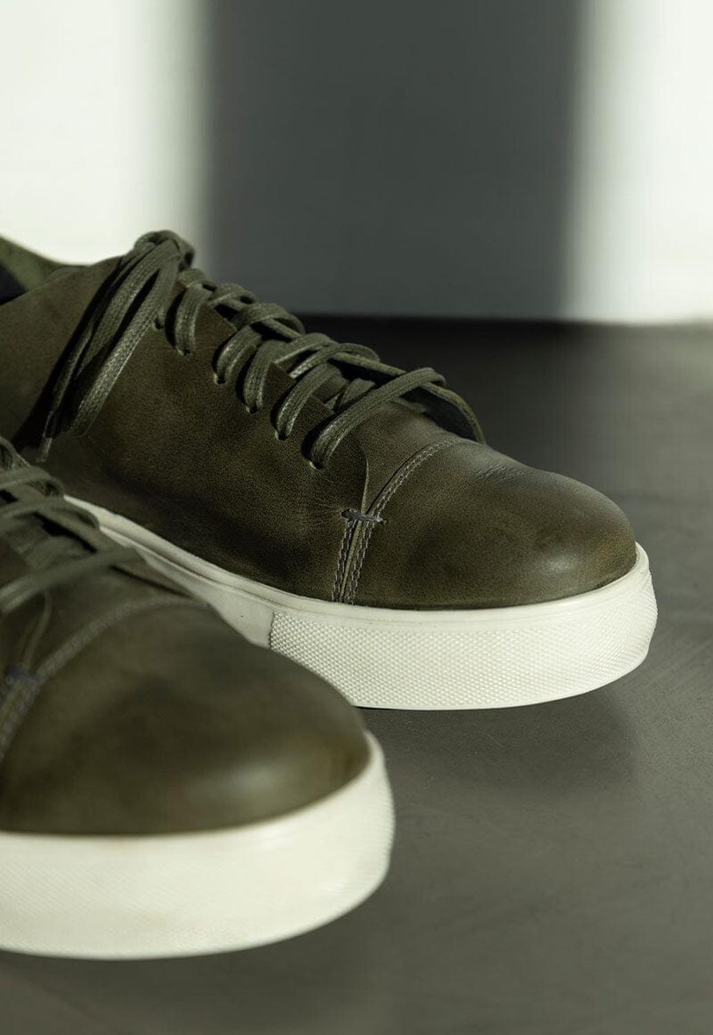 Zapatilla Hombre De Cuero Toro Verde C2-6