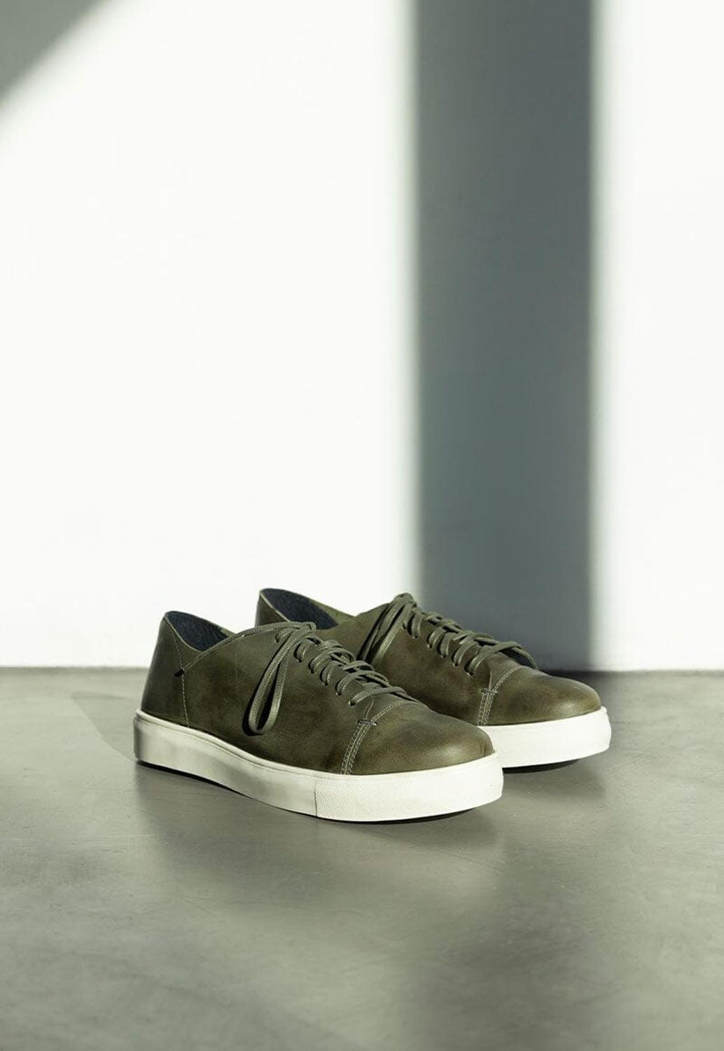 Zapatilla Hombre De Cuero Toro Verde C2-1