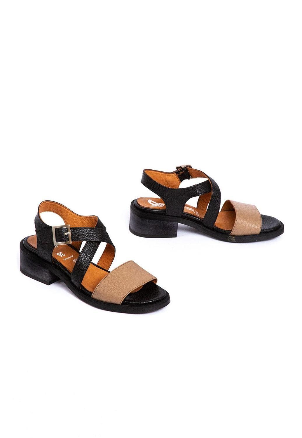 Sandalia Mujer / Salteador Café Negro-5