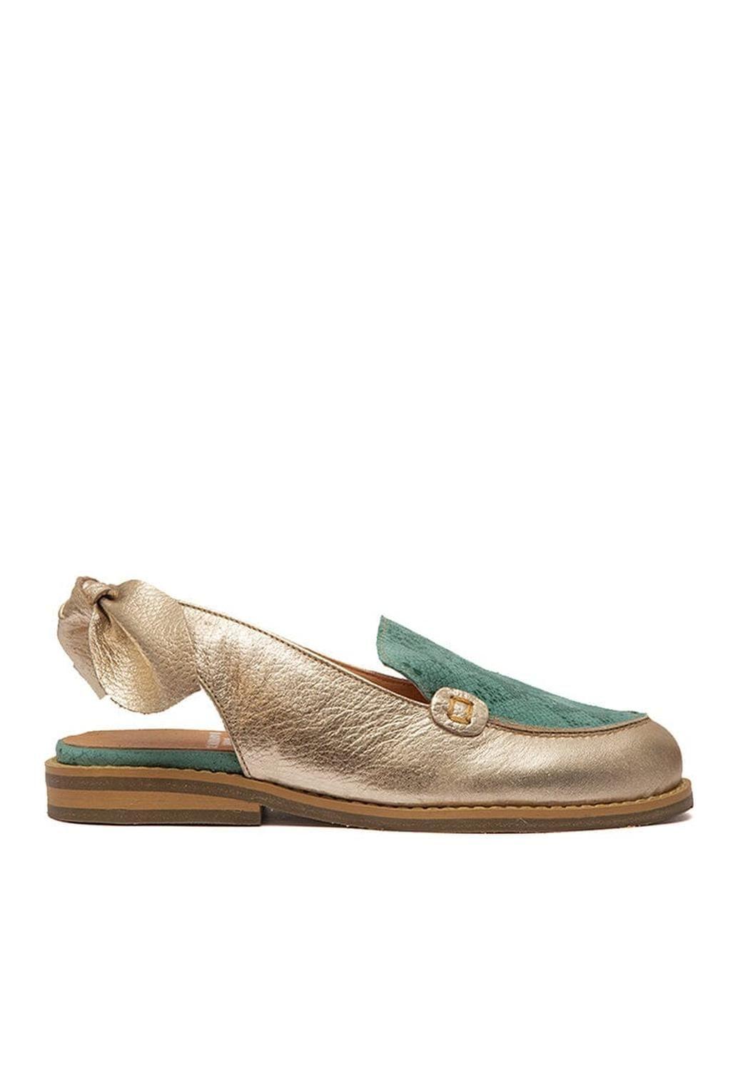 Mocasin Mujer / Cancun Menta Niquel-0