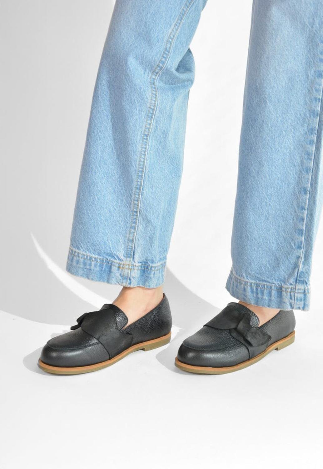 Mocasin Mujer / Elba Negro-6