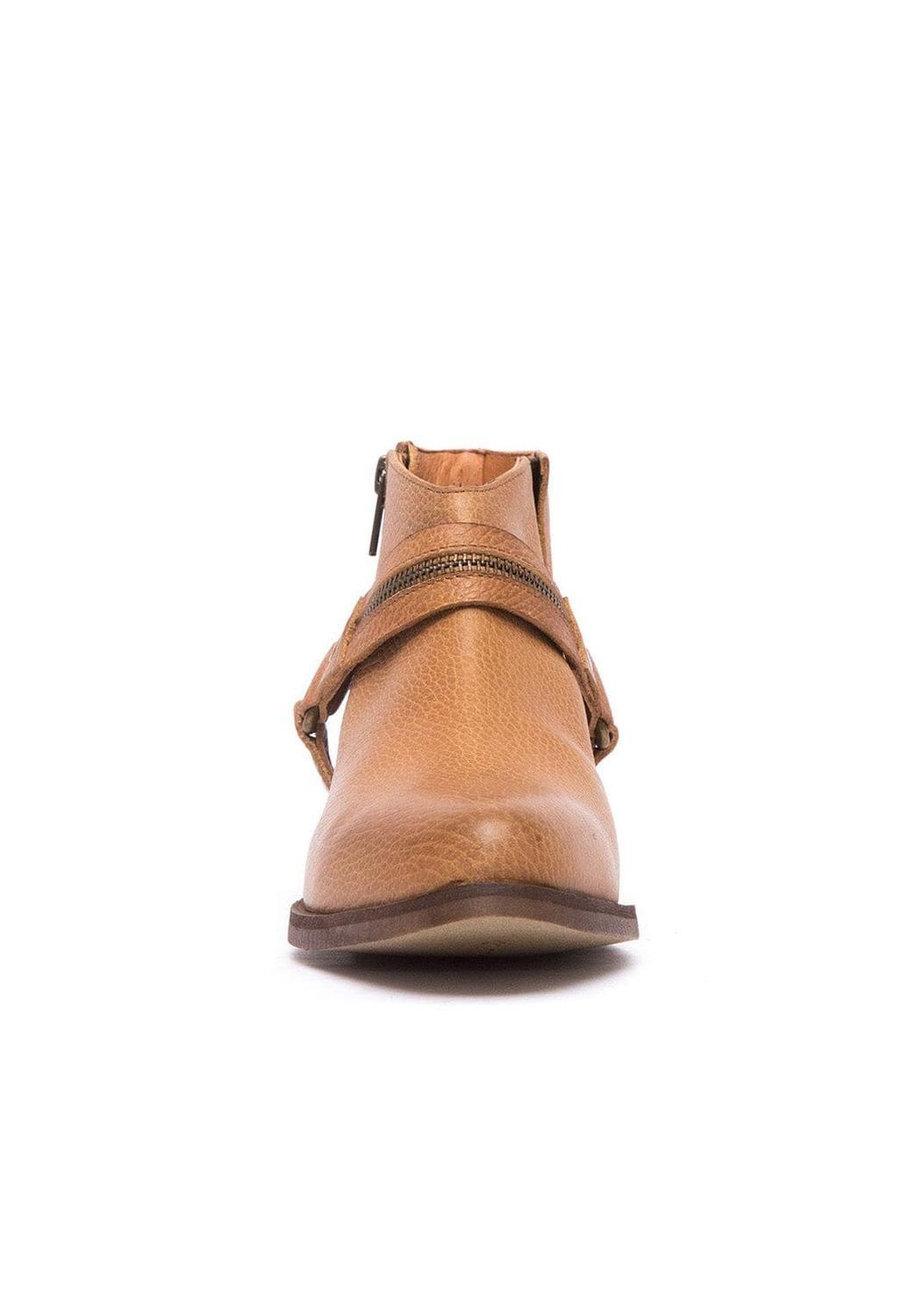 Botin Mujer De Cuero Margot Camel C9-2