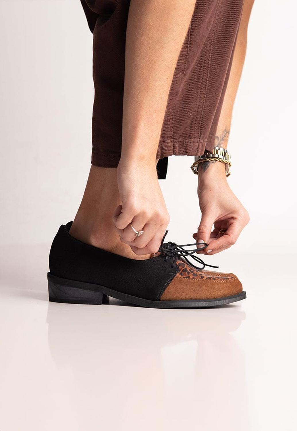 Zapato Mujer / Indira Negro Print-5