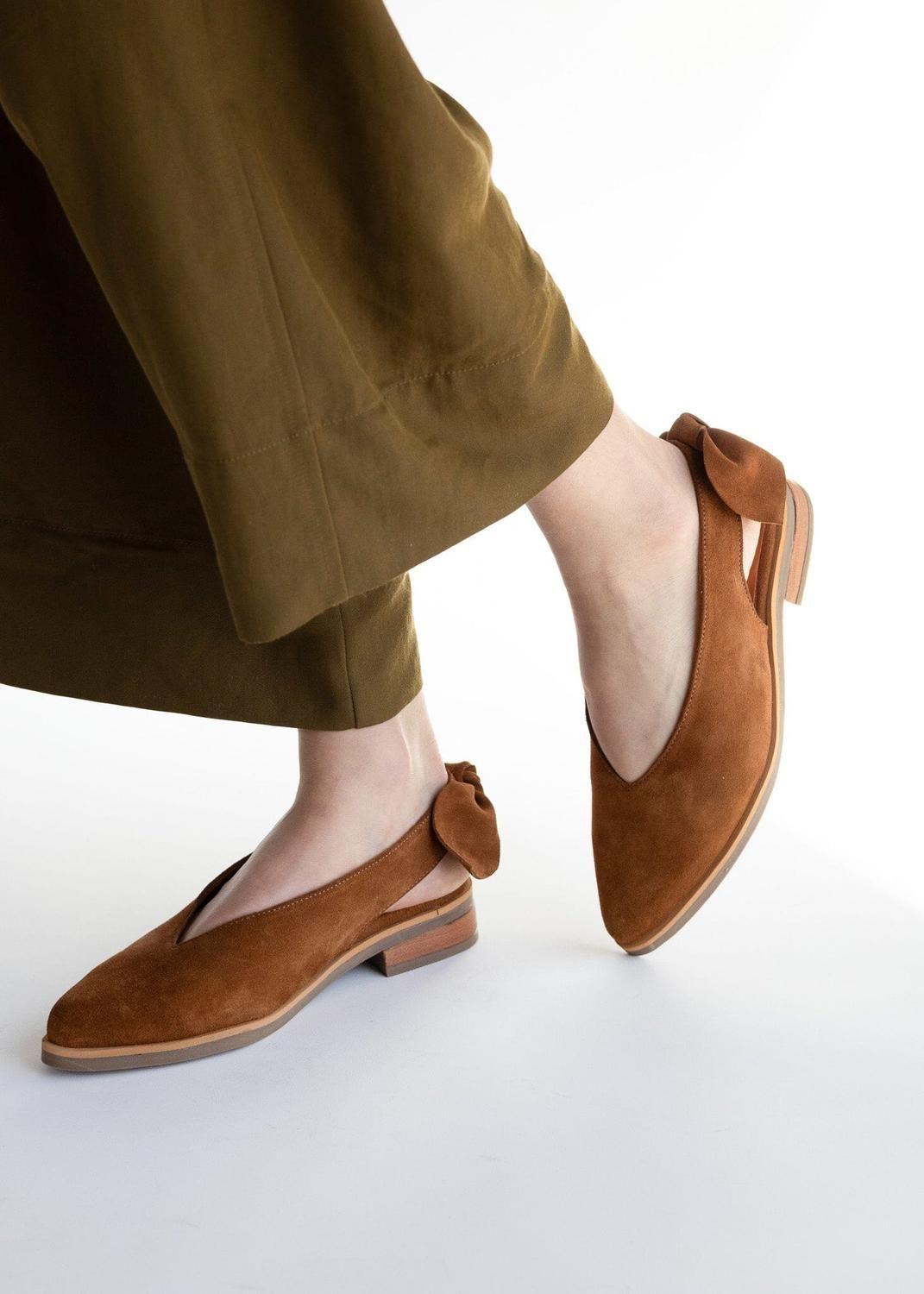 Zapato Mujer / Guindo Camel-0