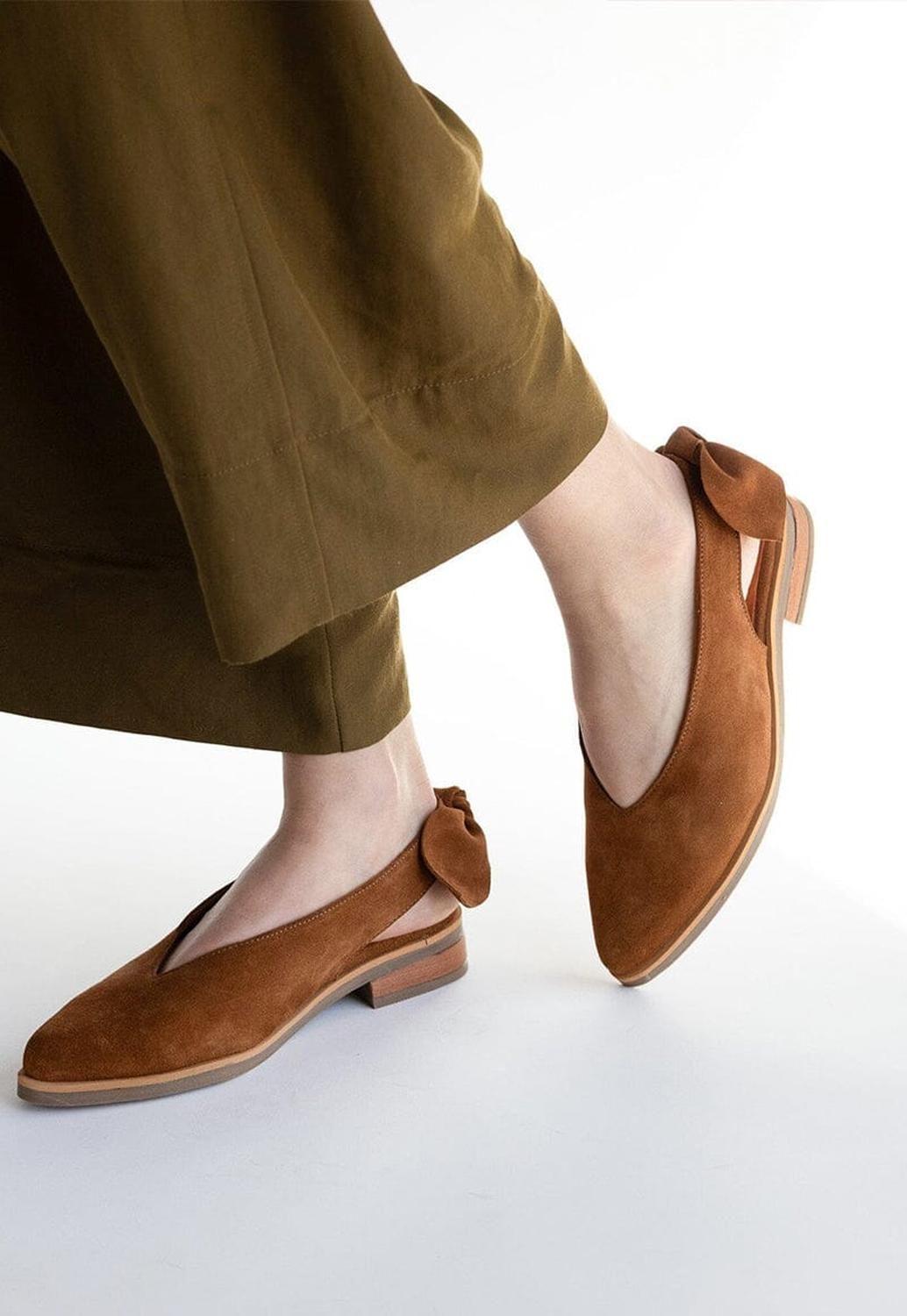 Zapato Mujer / Guindo Camel-1