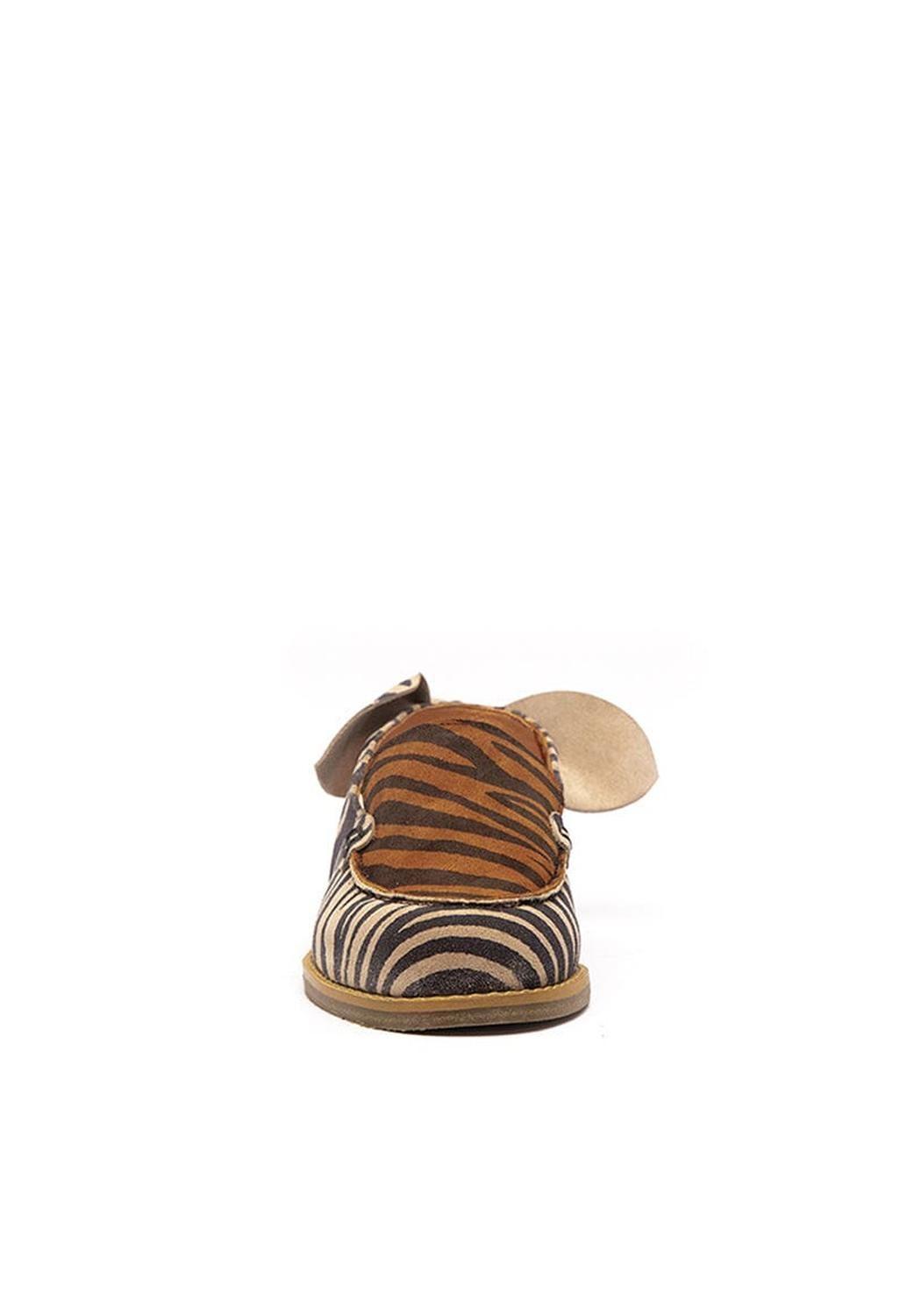 Mocasin Mujer / Cancun Print Camel-4