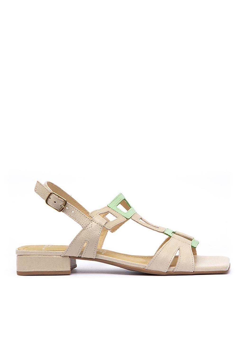 Sandalia Mujer / Bora Beige Verde-0