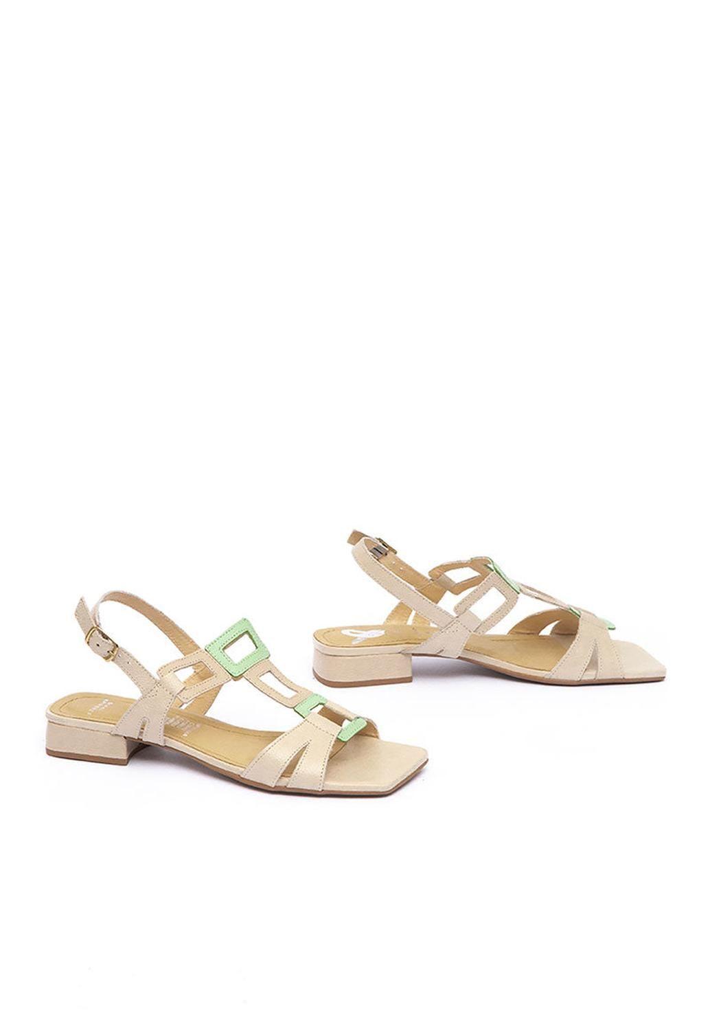 Sandalia Mujer / Bora Beige Verde-1