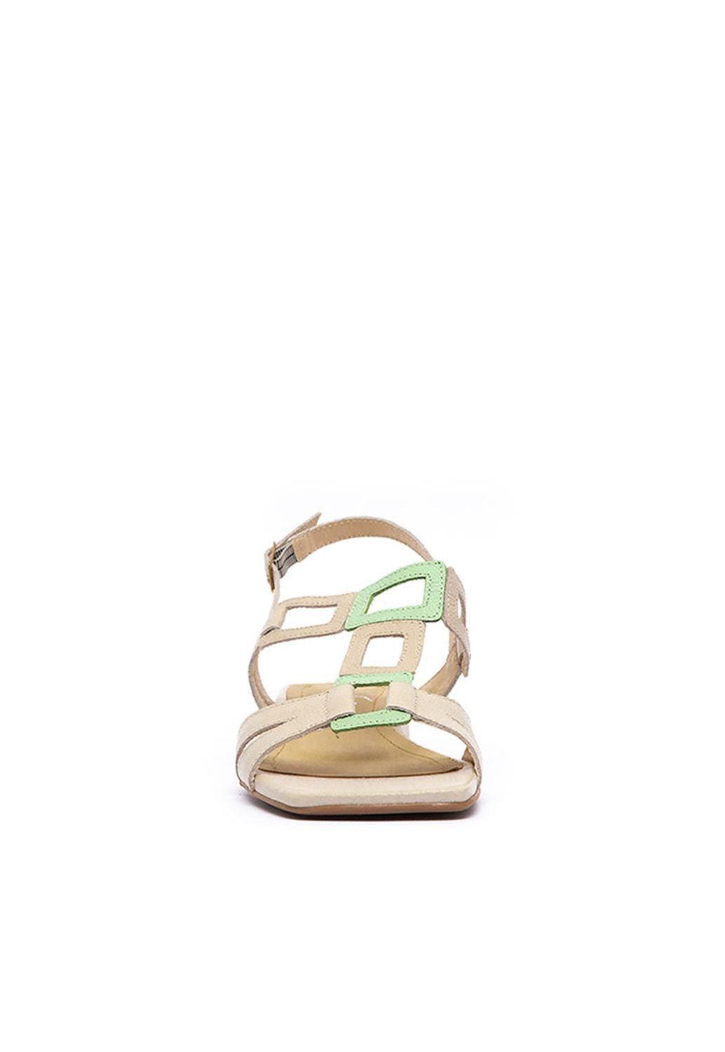 Sandalia Mujer / Bora Beige Verde-3