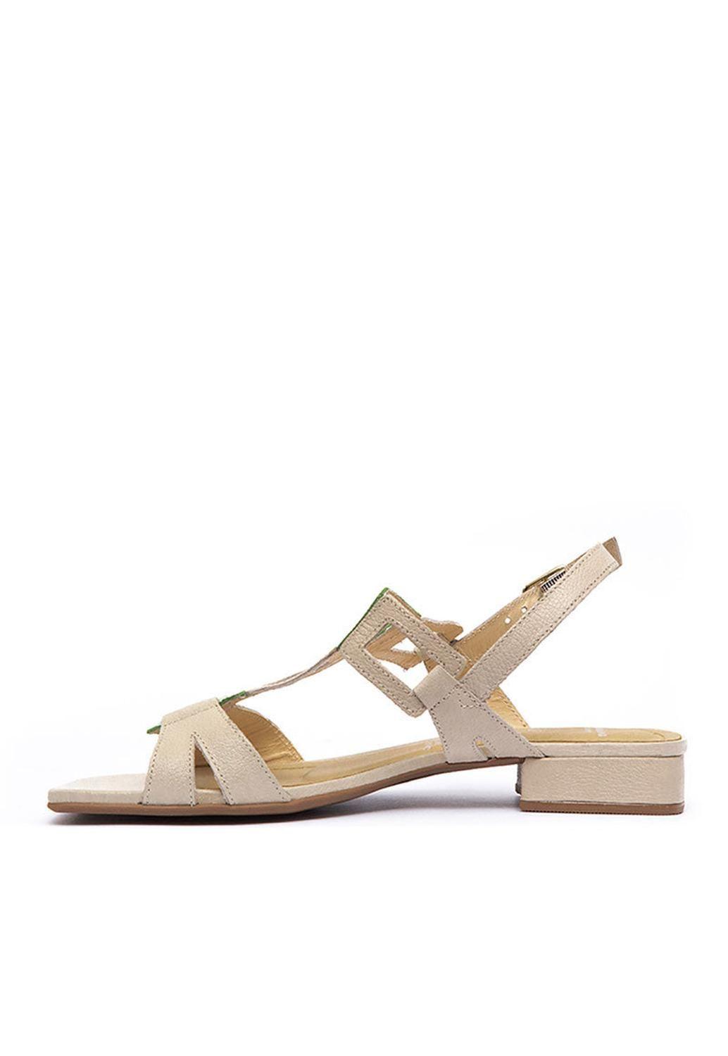 Sandalia Mujer / Bora Beige Verde-4
