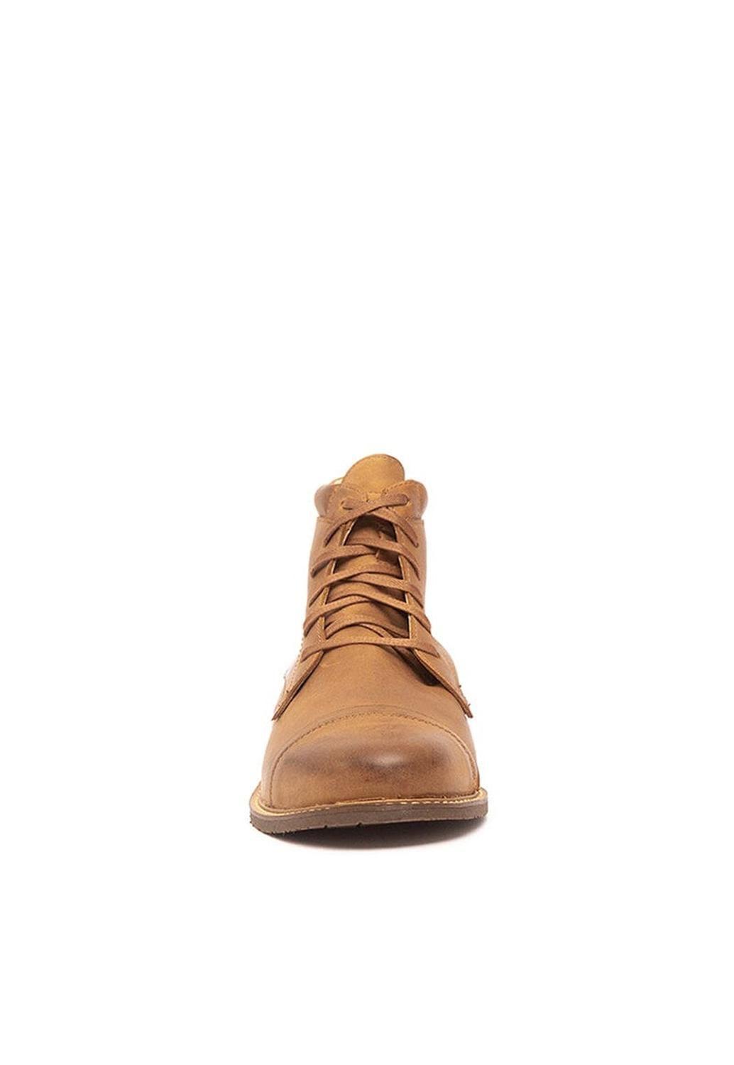 Botin Hombre De Cuero Elias Camel C1-1