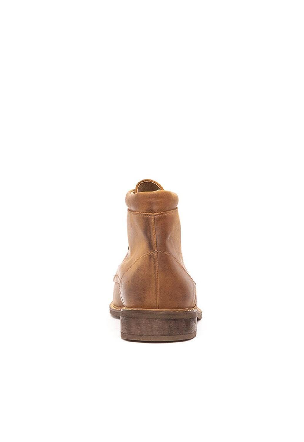 Botin Hombre De Cuero Elias Camel C1-3