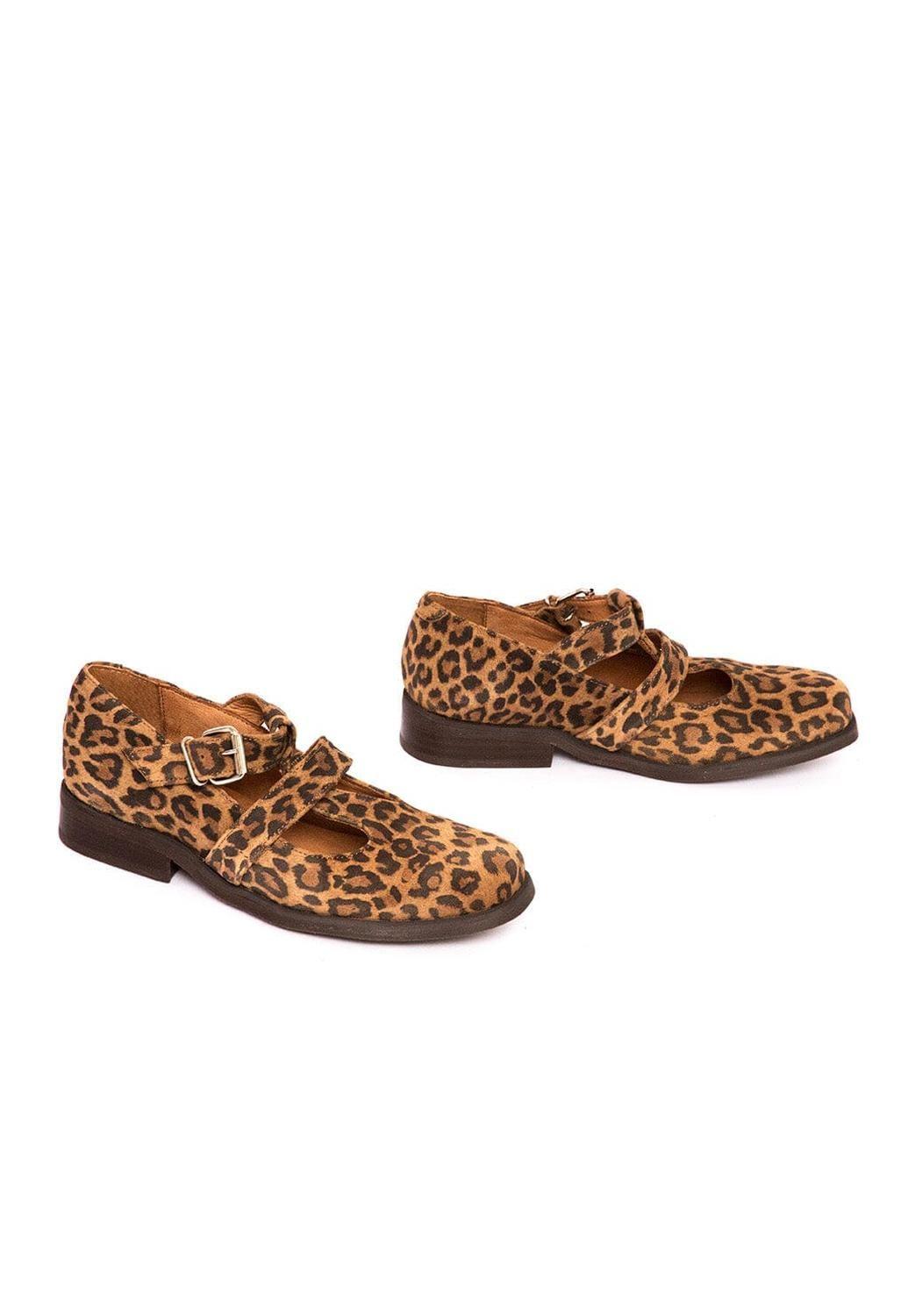 Zapato Mujer De Cuero Teresa Print C3-4