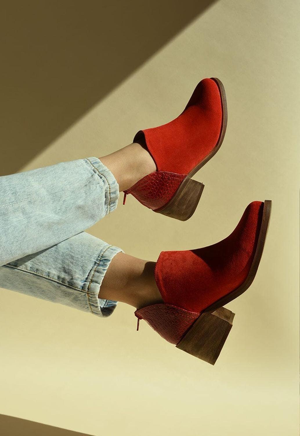 Botin Mujer / Vinago Rojo-3