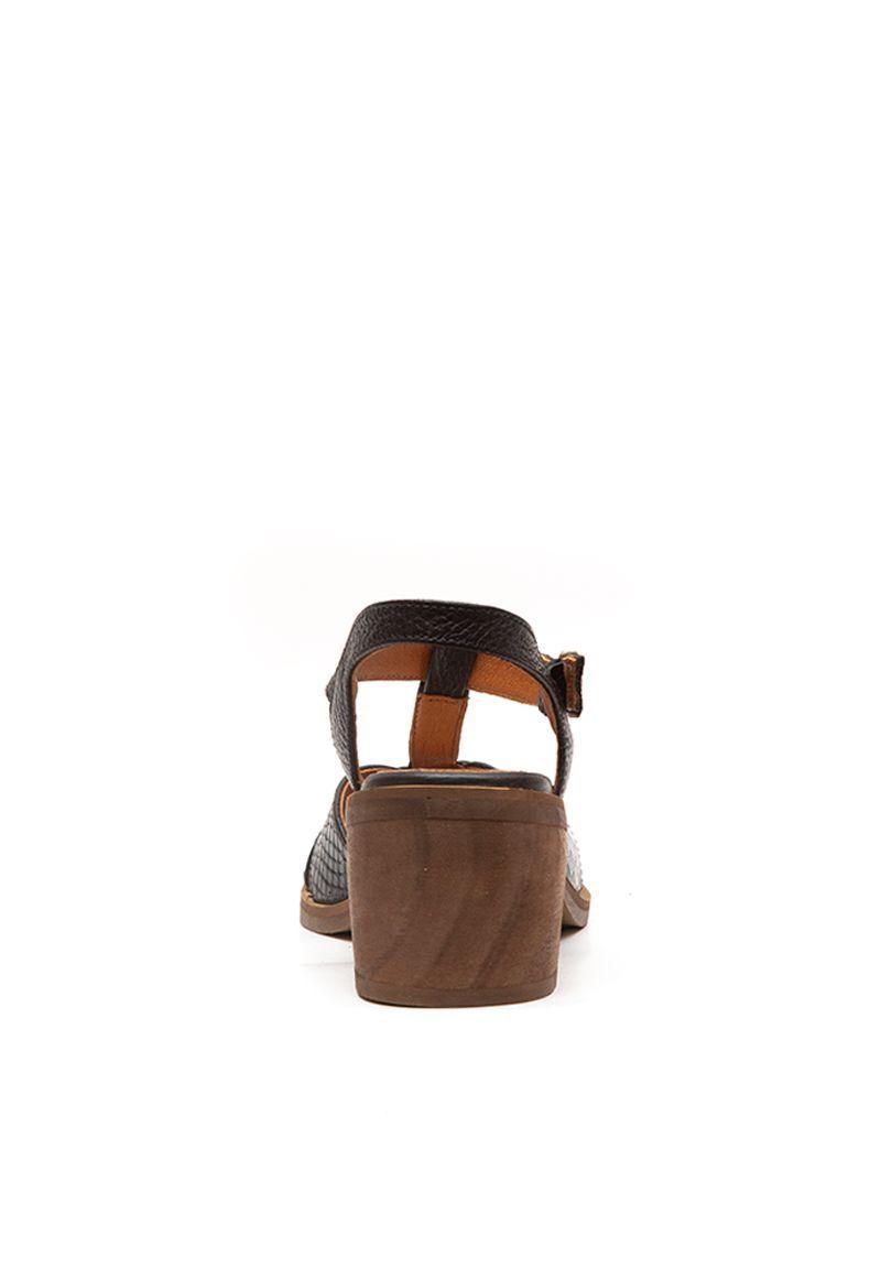 Sandalia De Cuero Sauco C1 Negro Giani Dafirenze-5