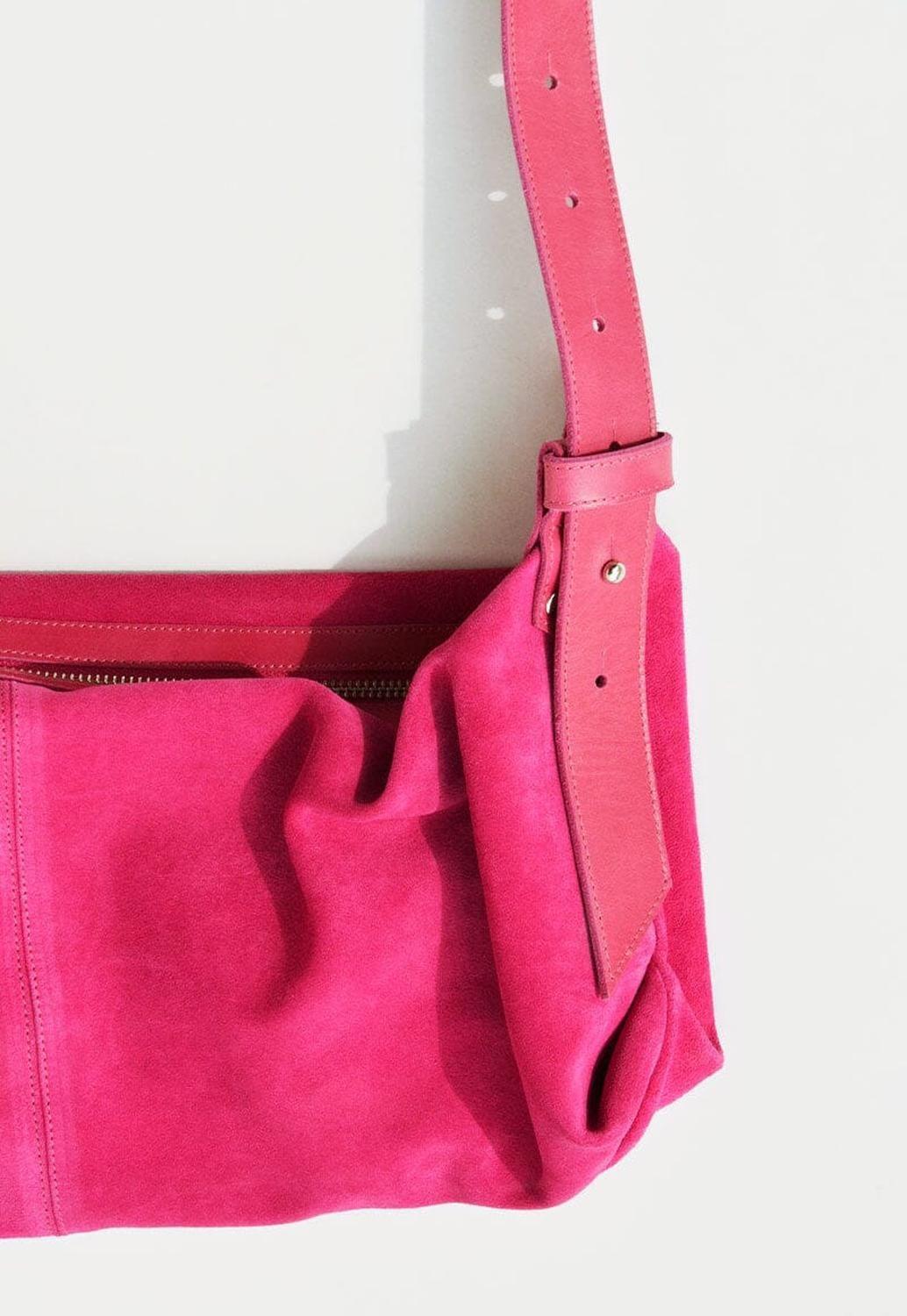 Cartera Mujer De Cuero Artemisa Fucsia C4-3