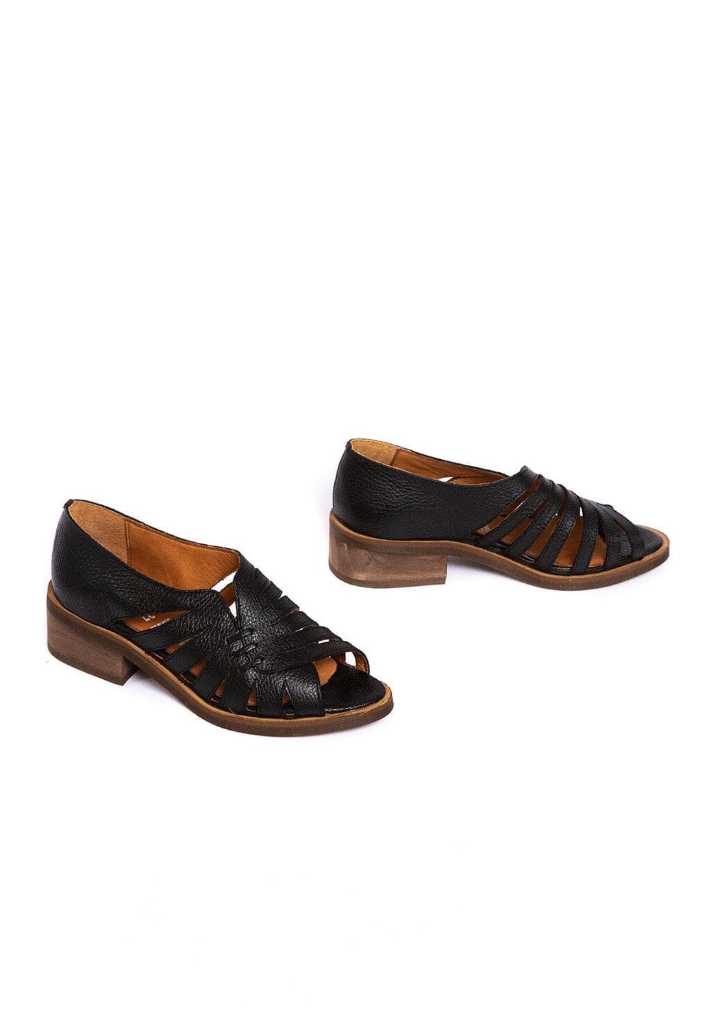 Sandalia Mujer / Mielero Negro-5