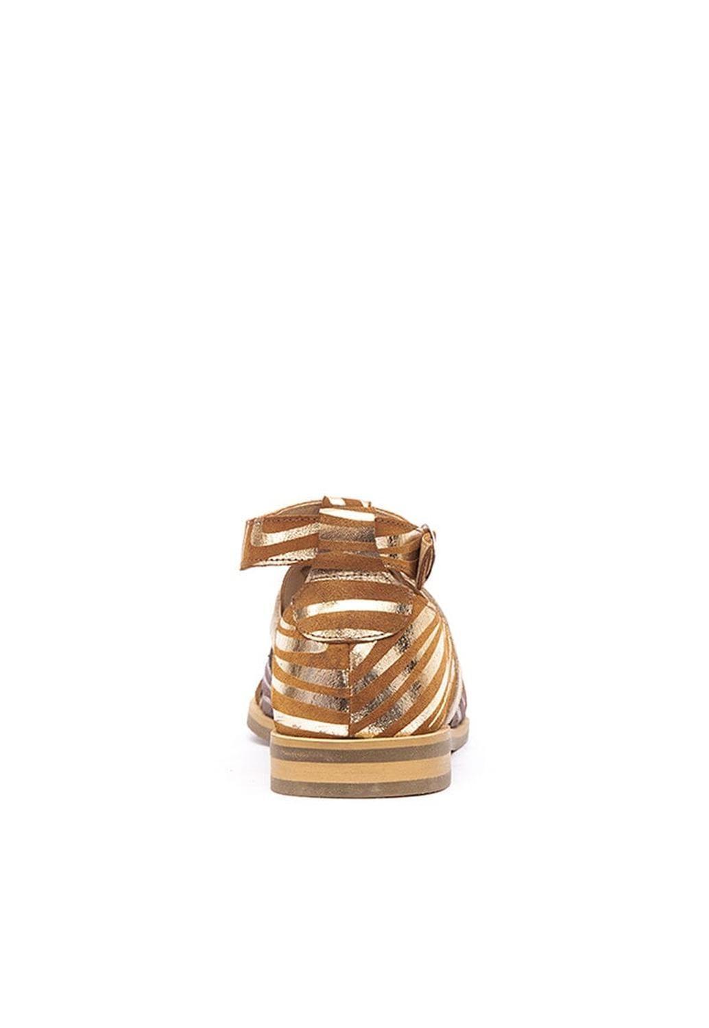 Sandalia Mujer / Simos Metalico-5