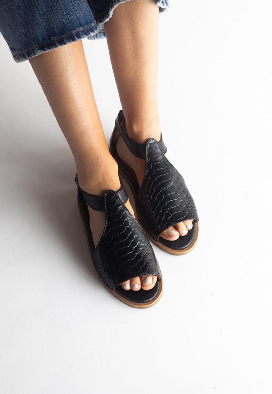 Sandalia Mujer / Oliva Negro-7