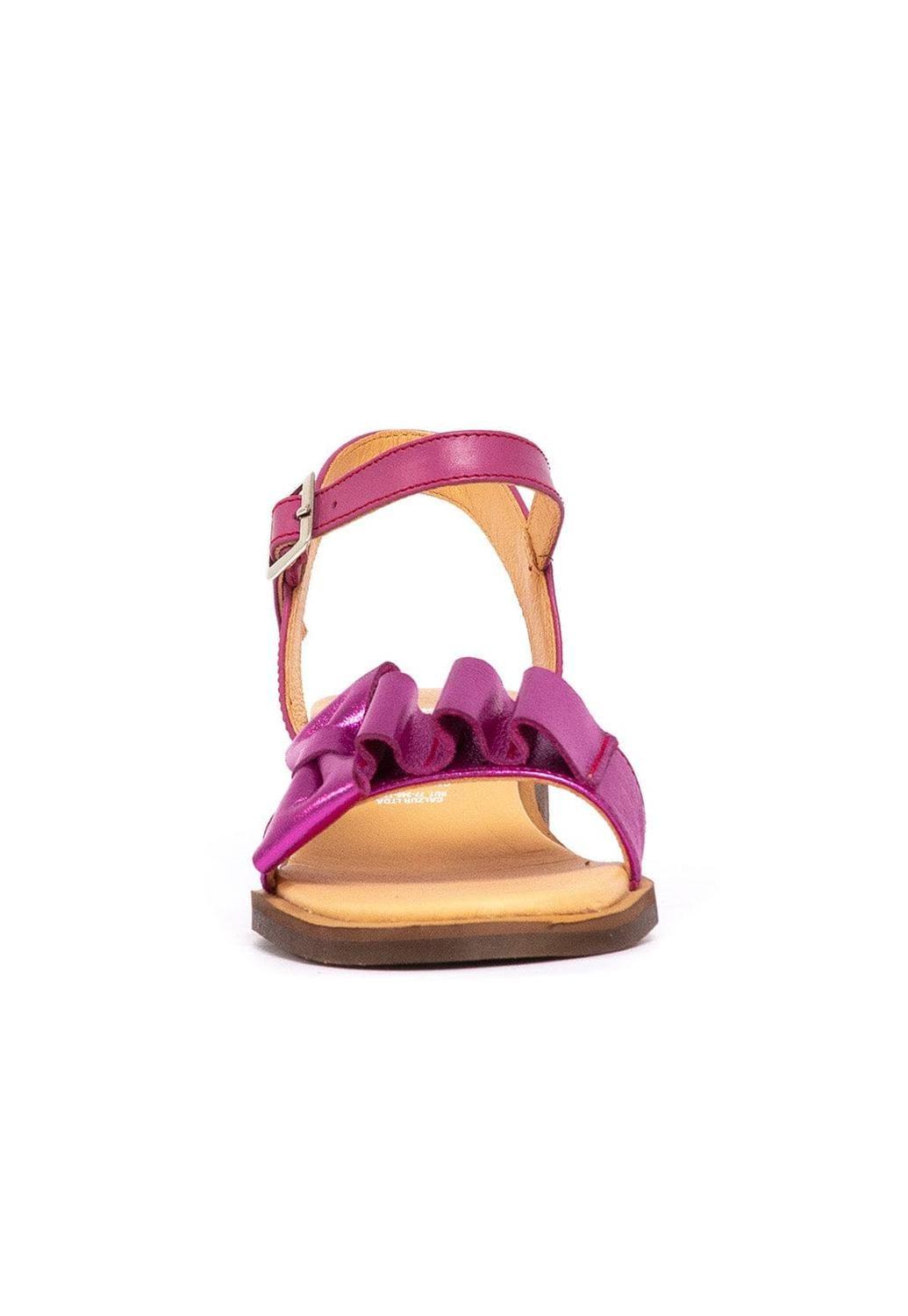 Sandalia Mujer / Nogal Fucsia-2