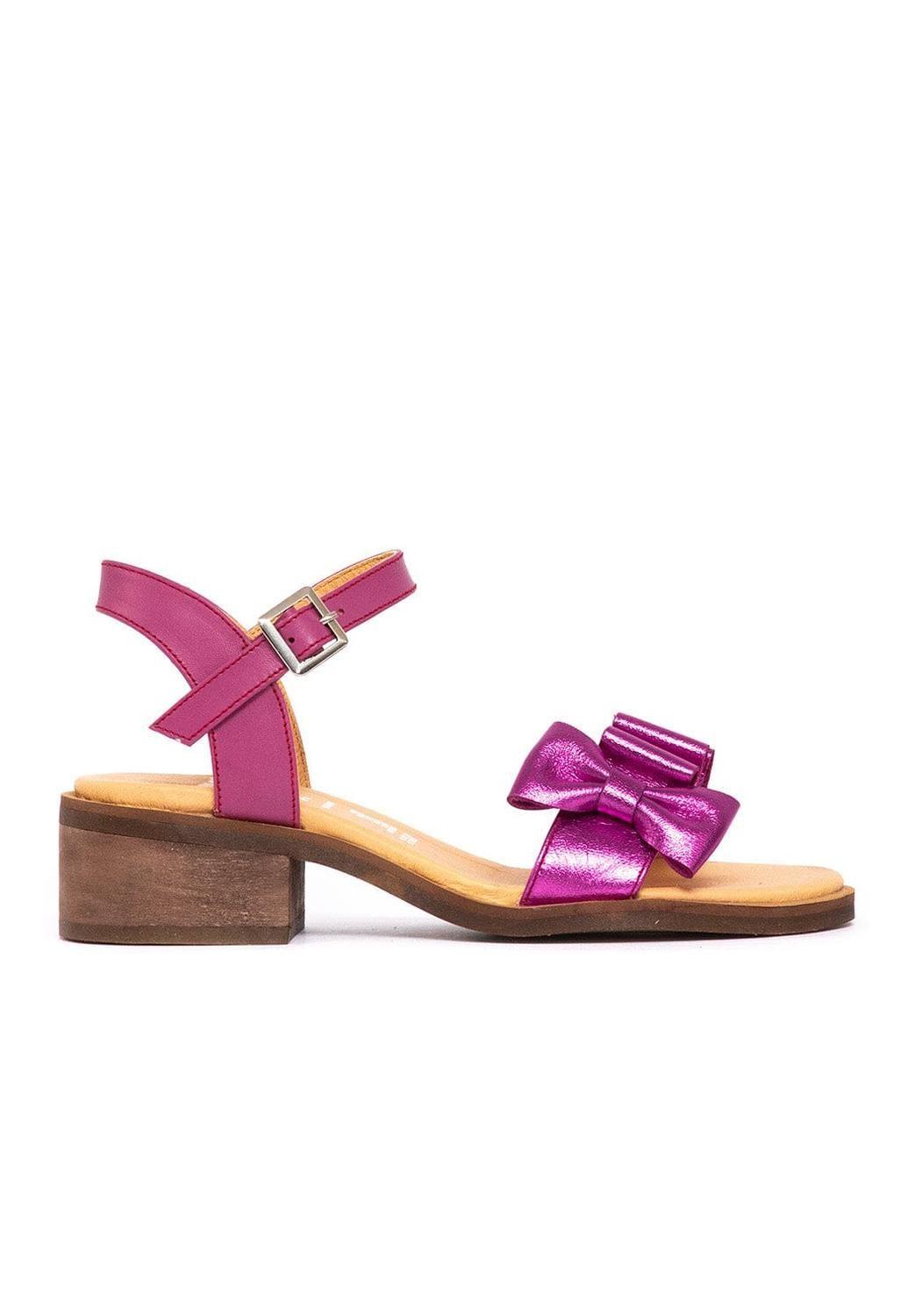 Sandalia Mujer / Nogal Fucsia-1