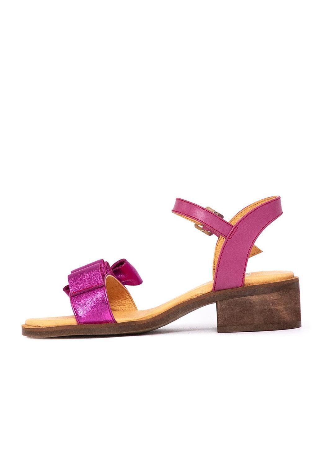 Sandalia Mujer / Nogal Fucsia-3