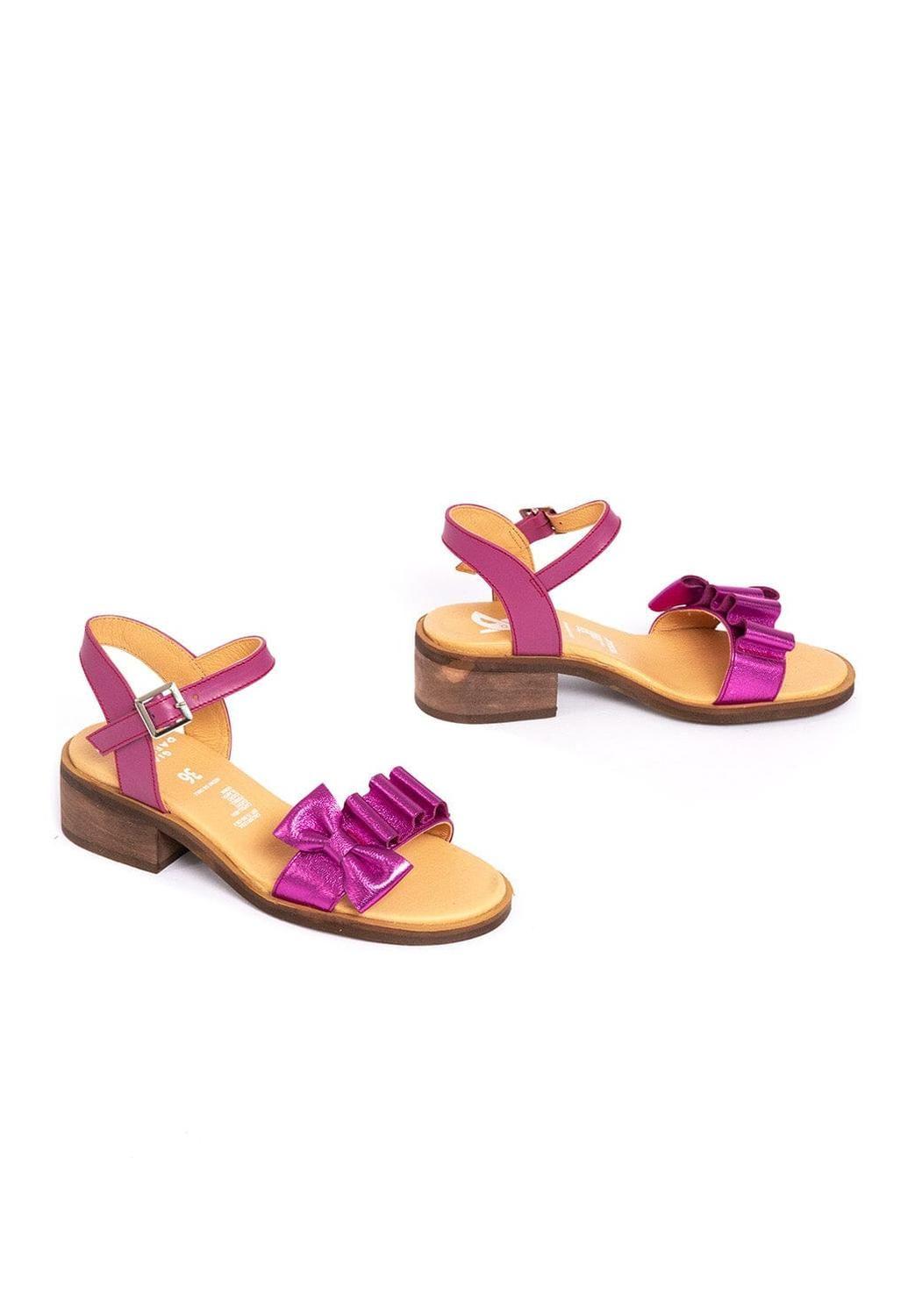 Sandalia Mujer / Nogal Fucsia-5