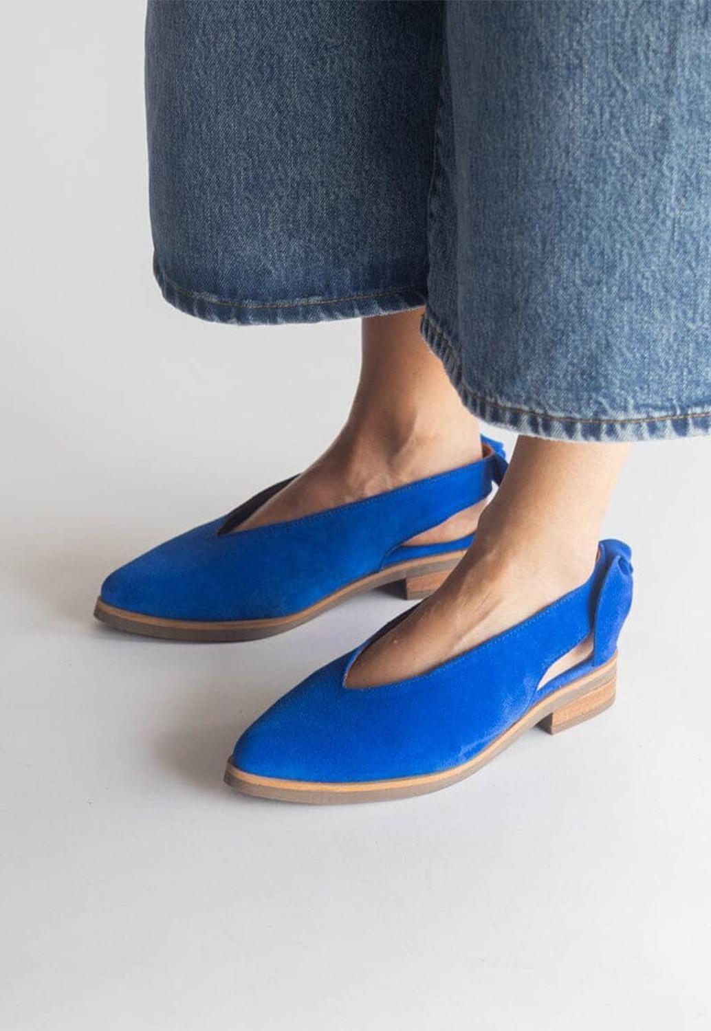 Zapato Mujer / Guindo Azul Claro-0