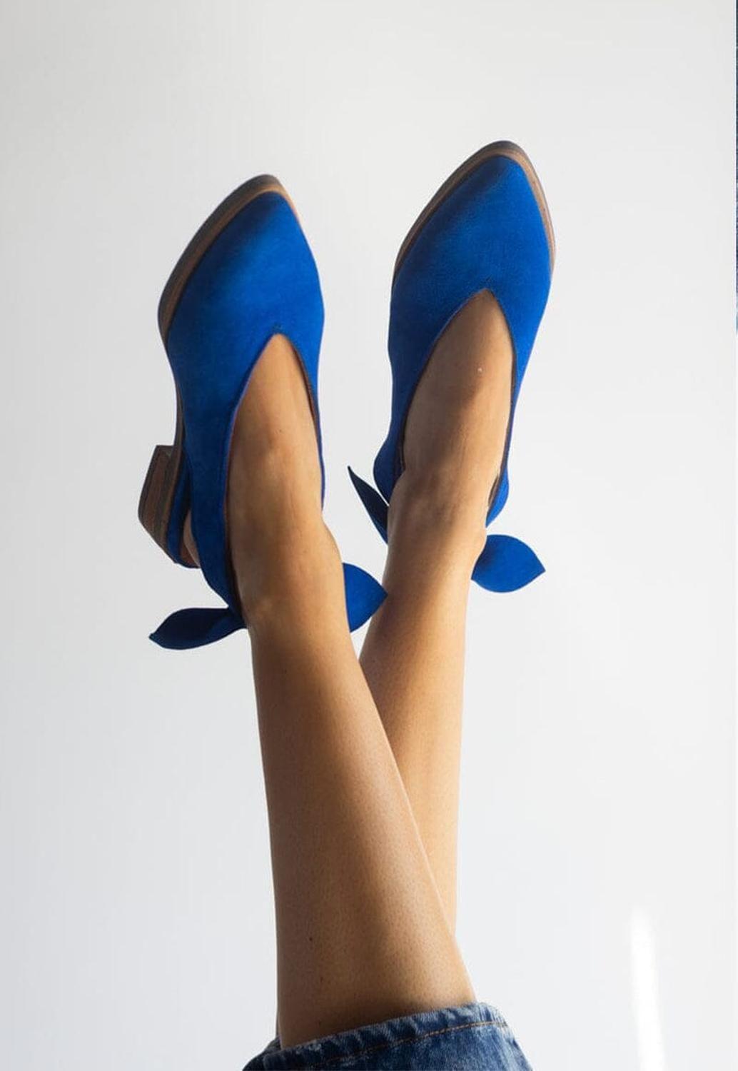Zapato Mujer / Guindo Azul Claro-1