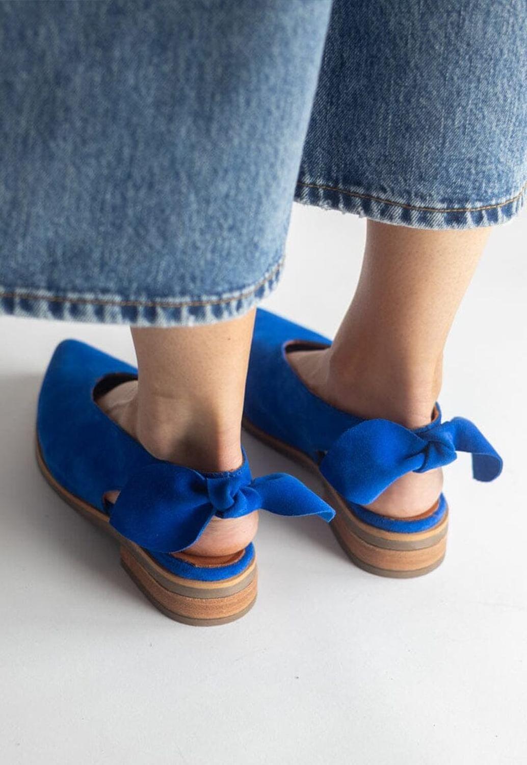 Zapato Mujer / Guindo Azul Claro-2